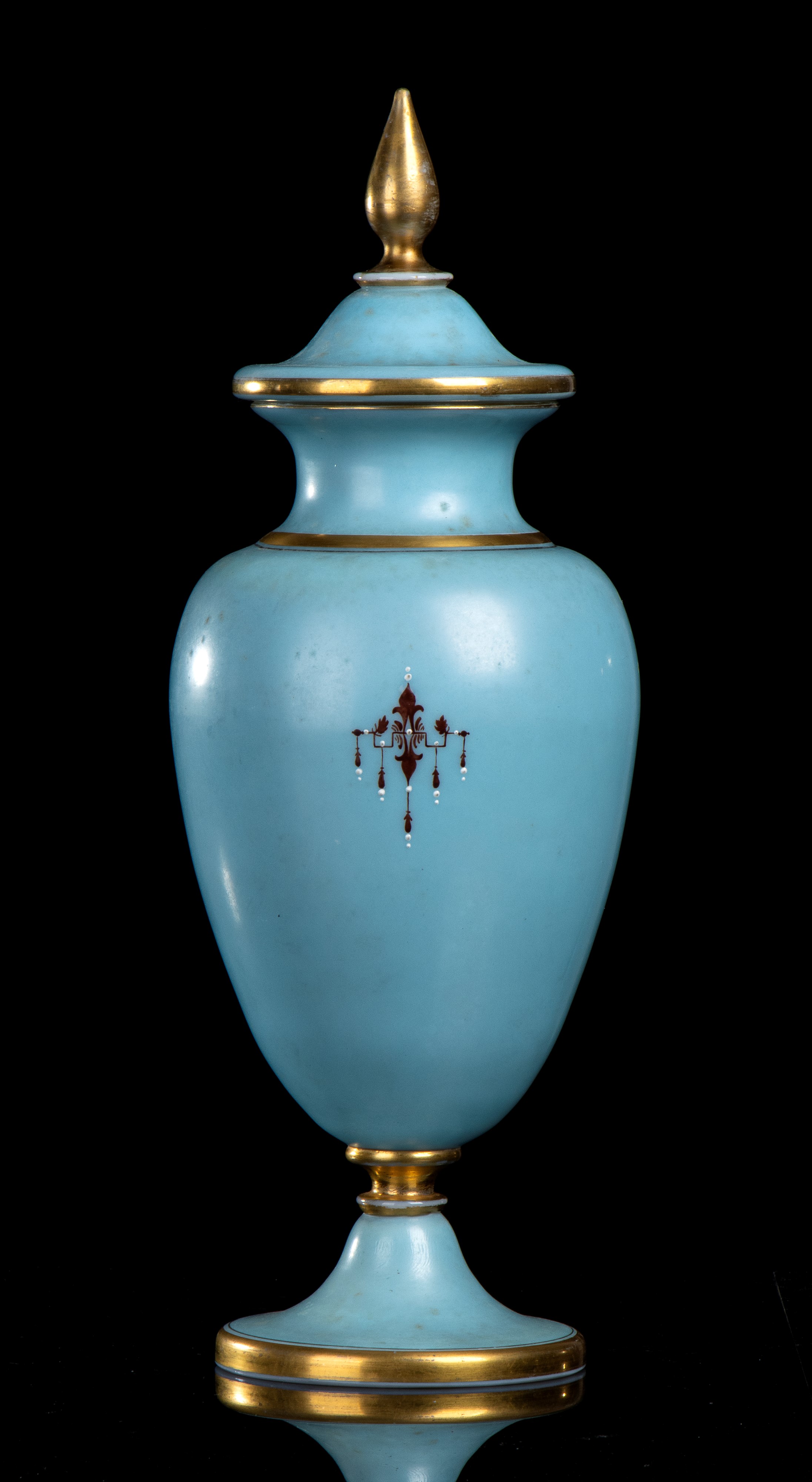 Henry Bone (february 6, 1755 - December 17, 1834) - Vaso Inglese Giorgio IV in Opalina