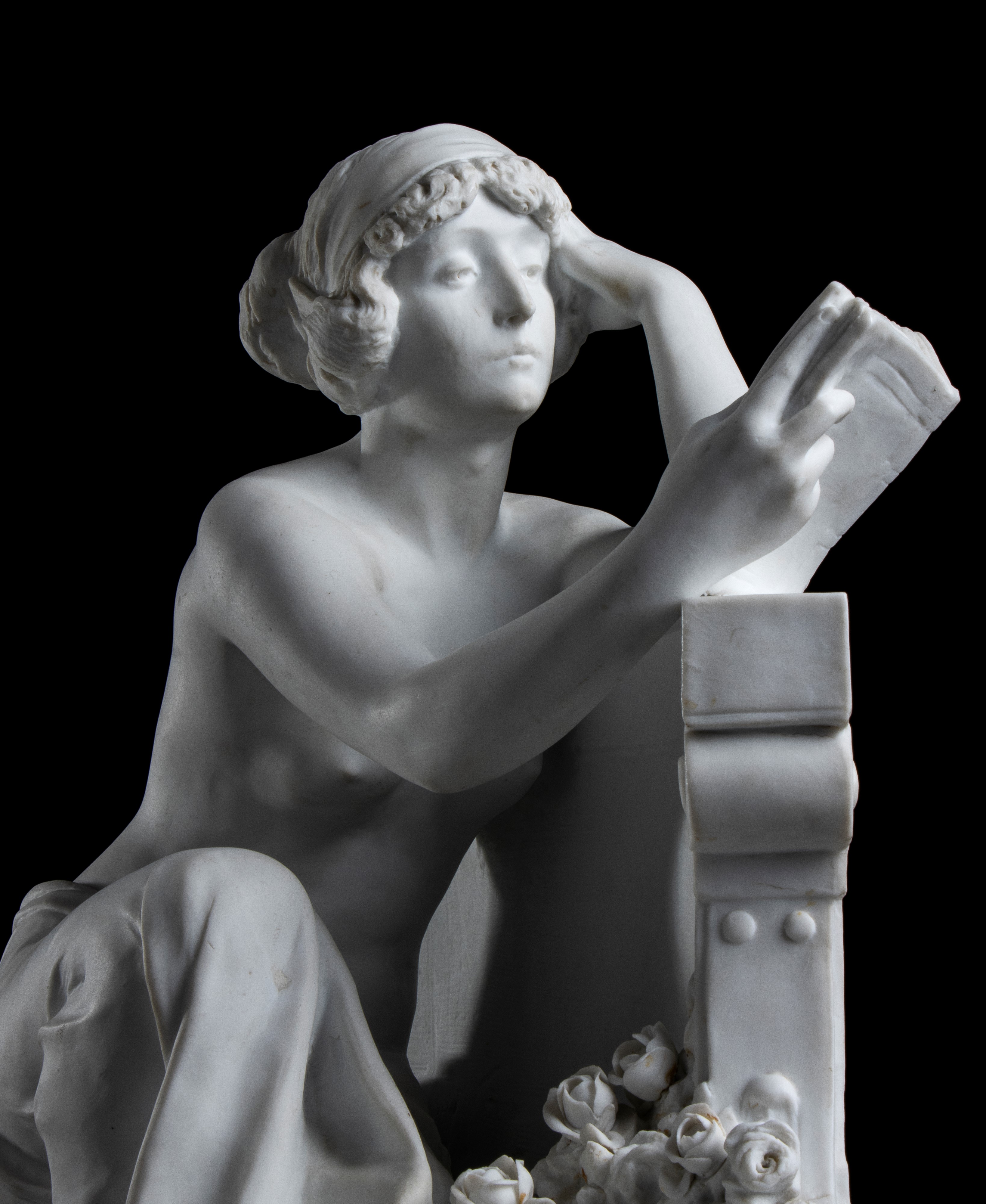 Louis Carier Belleuse (1848-1913) - Scultura in Porcellana di Biscuit