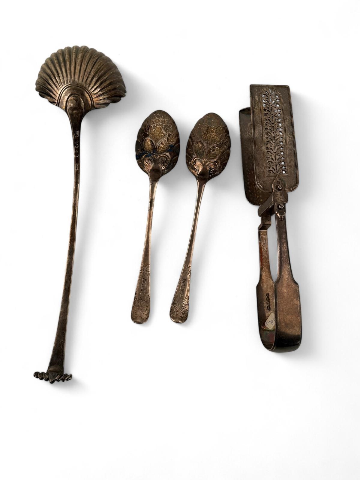 Gruppo di posate in argento georgiane inglesi