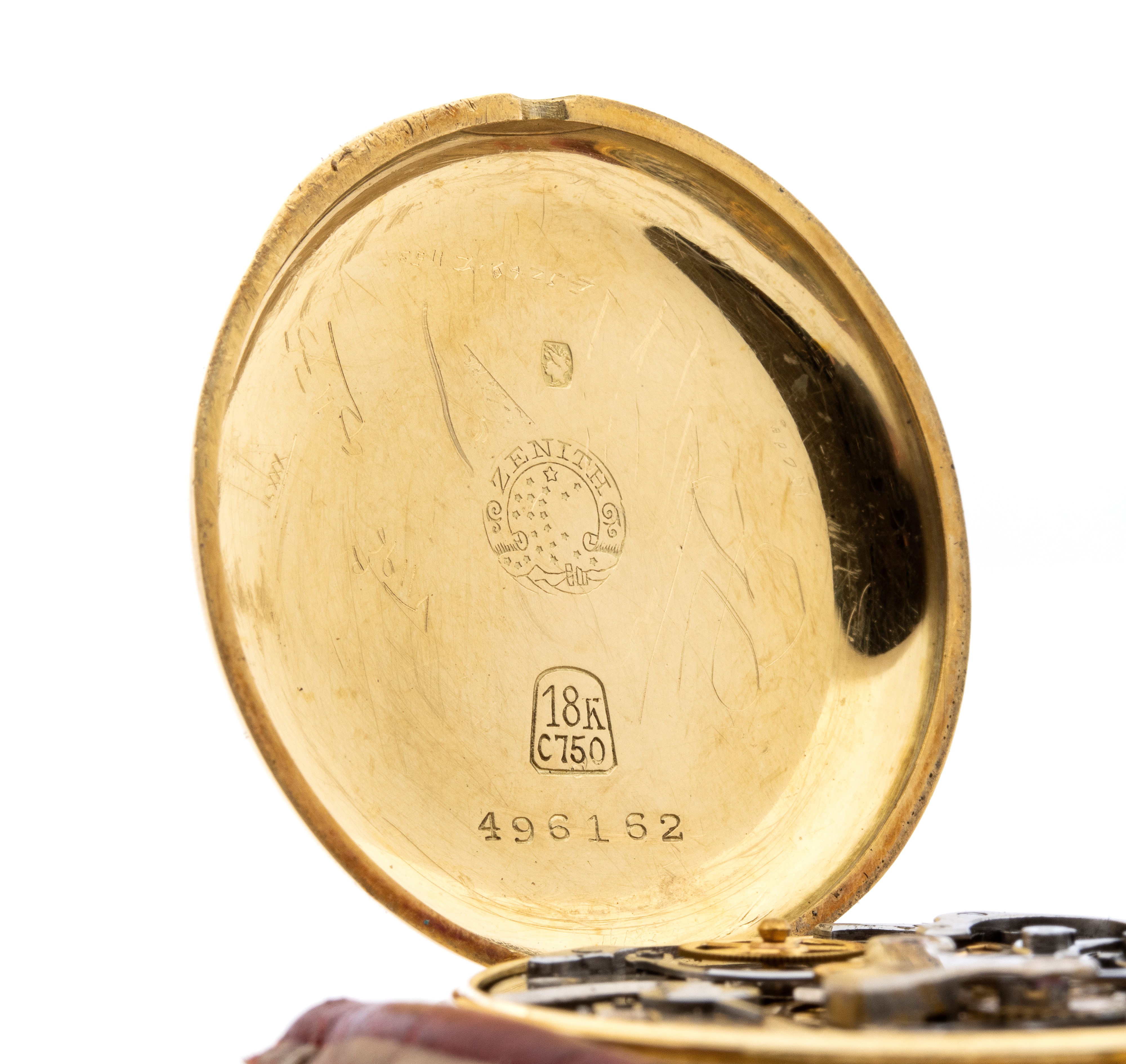 Zenith - Cronografo da polso in oro 18k con quadrante in ceramica e tachimetro