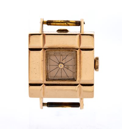 Orologio Lady in oro (cassa quadrata) con movimento manuale
