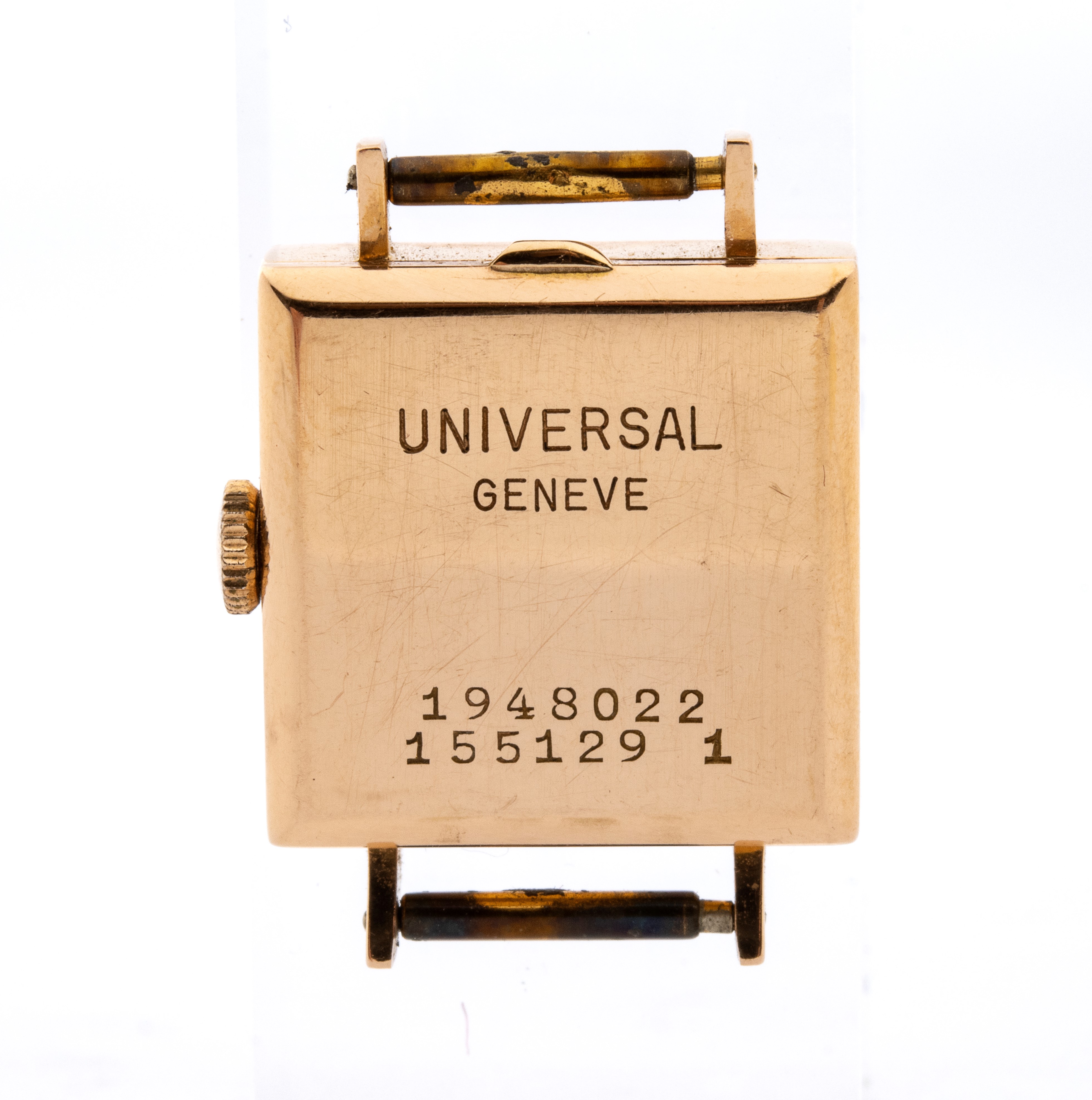 Universal Genève - Orologio Lady in oro (cassa quadrata) con movimento manuale