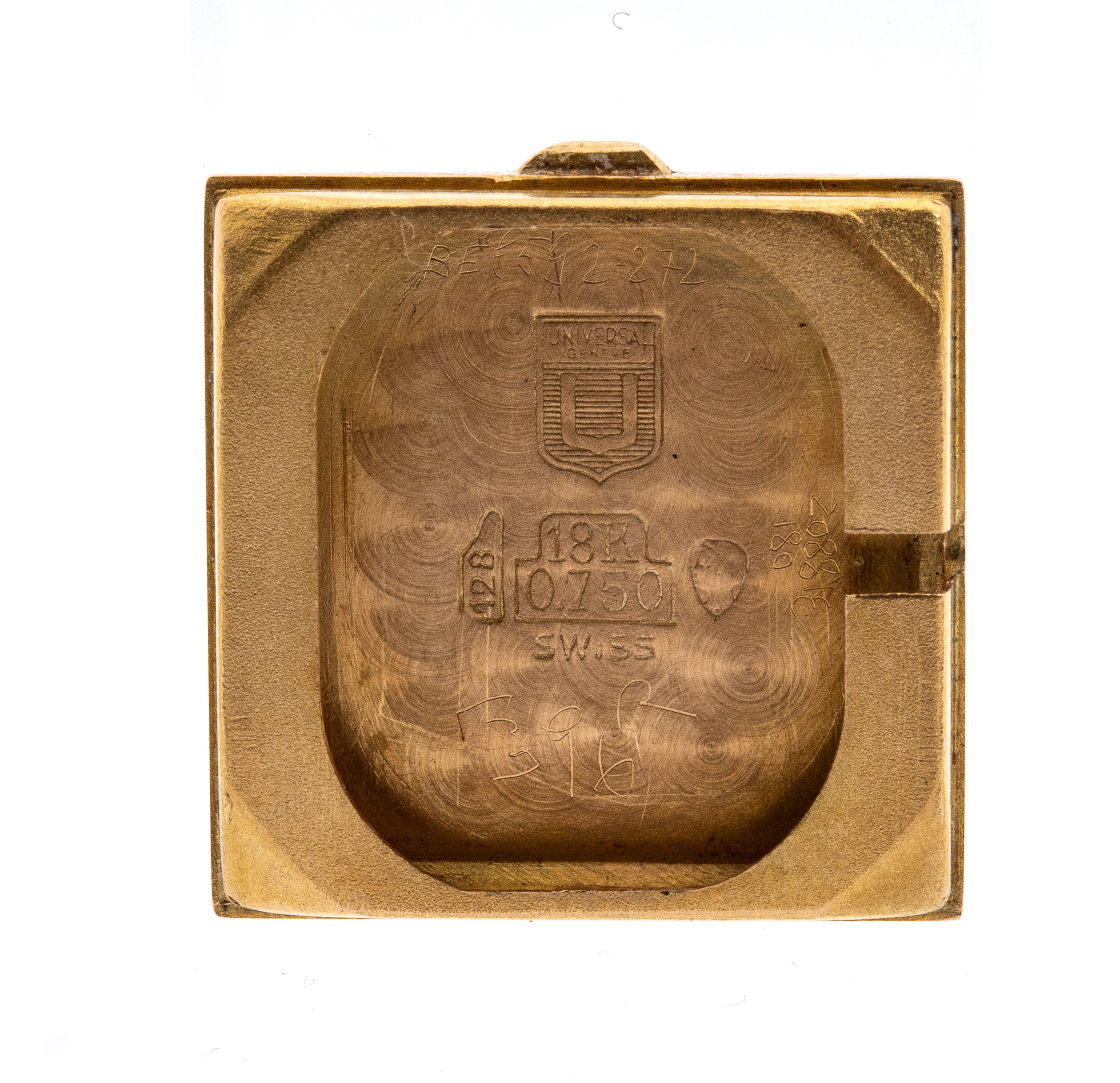 Universal Genève - Orologio Lady in oro (cassa quadrata) con movimento manuale