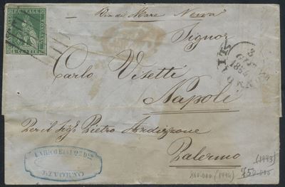 Toscana - Lettera da Livorno per Palermo
