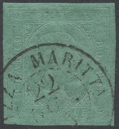 Sardegna - II Emissione, 5 Cent.
