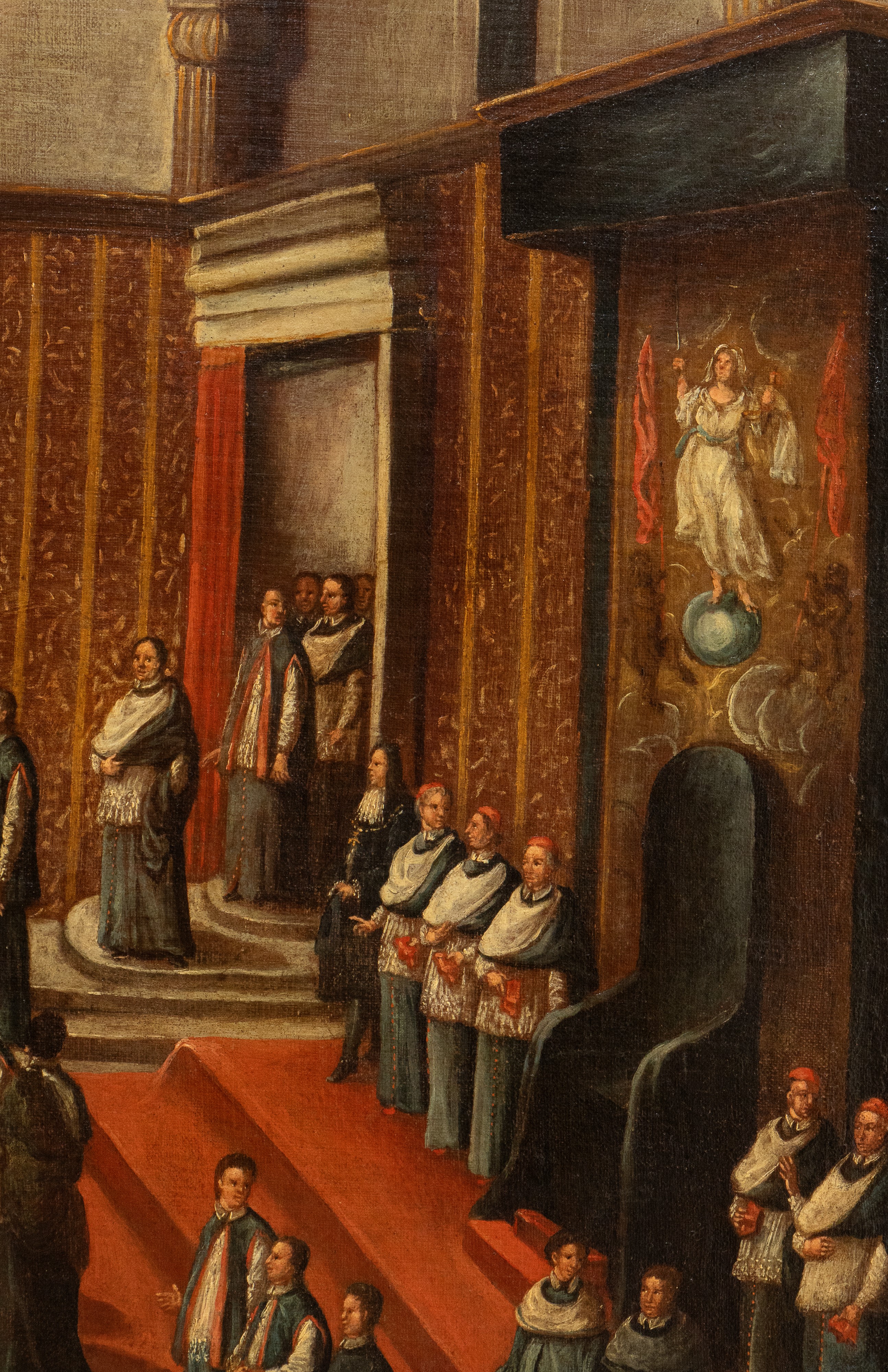 Cerimonia della lavanda dei piedi prima della Missa in Coena Domini