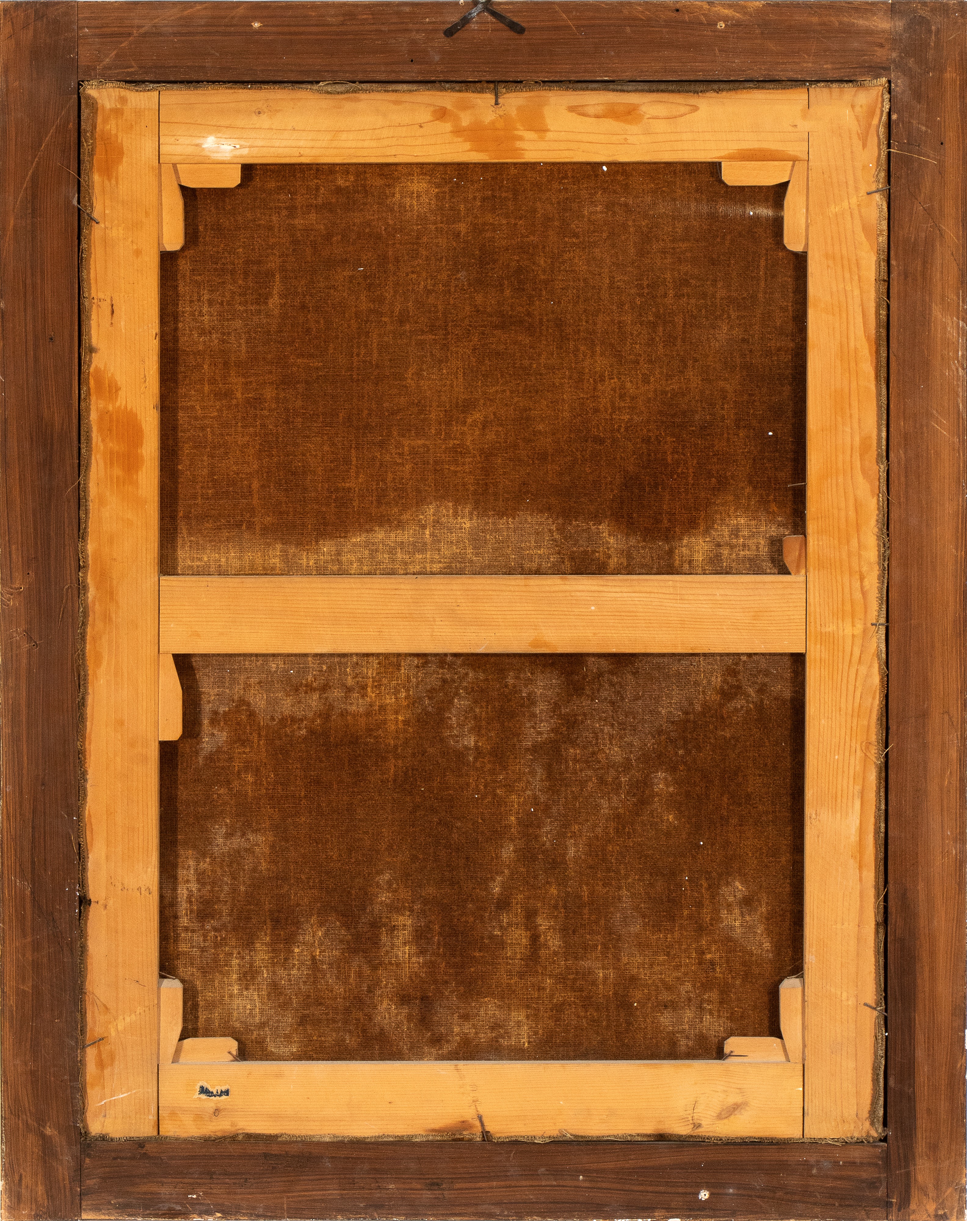 a) Paesaggio con figure che attingono acqua da una fontana e rovine architettoniche; b) Paesaggio...