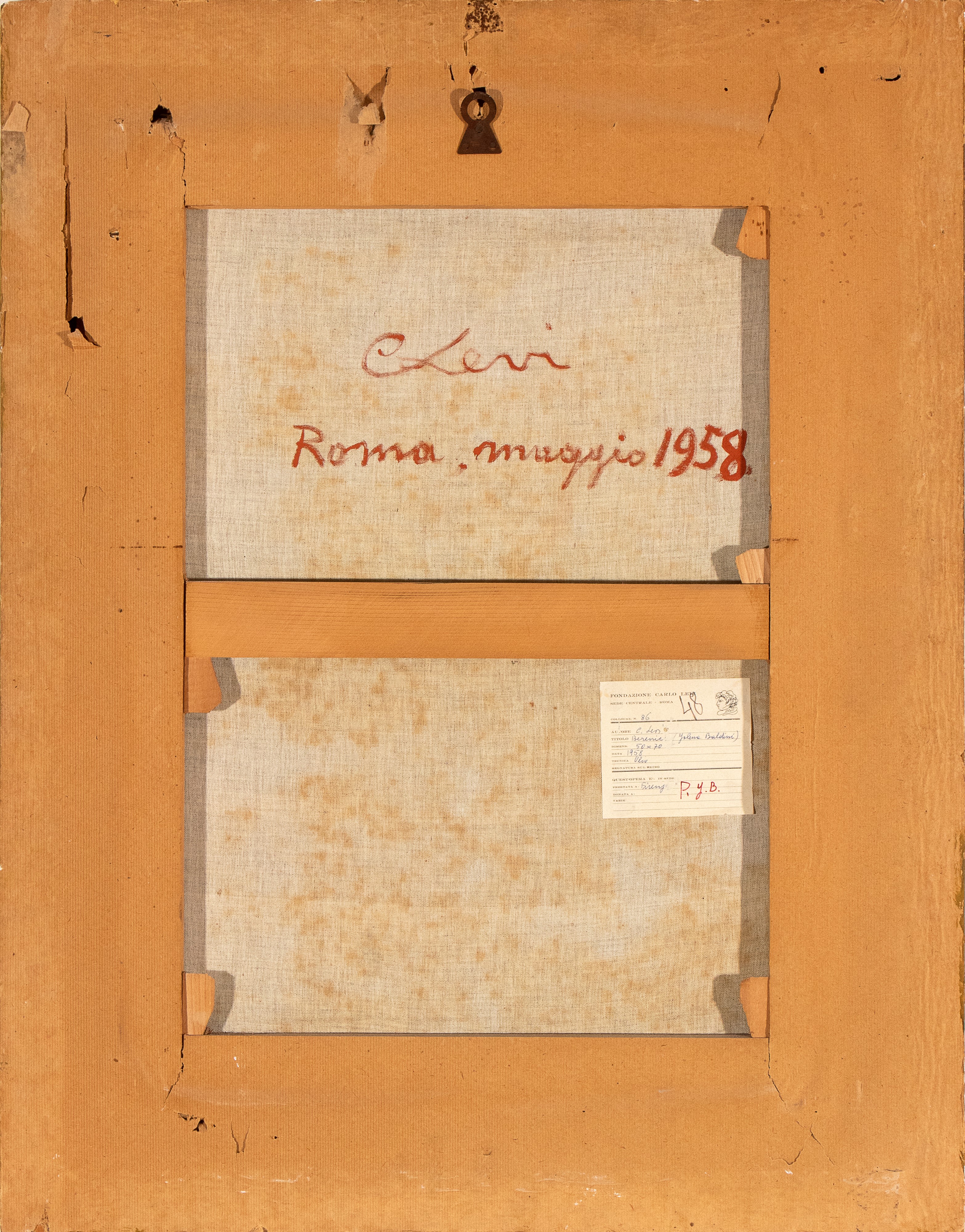 Carlo Levi - Ritratto di Jolena Baldini Detta Berenice