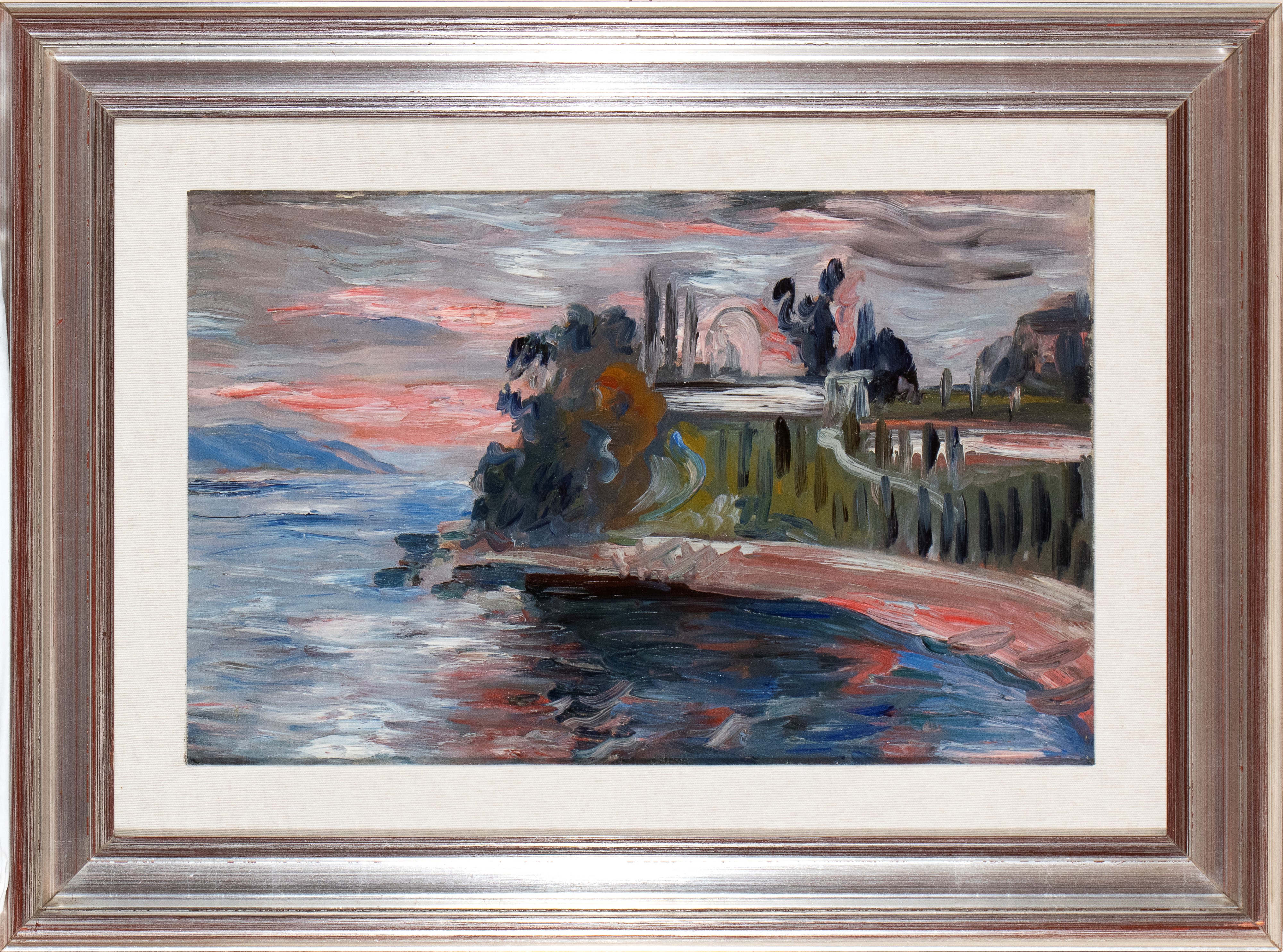 Carlo Levi - Paesaggio al Tramonto