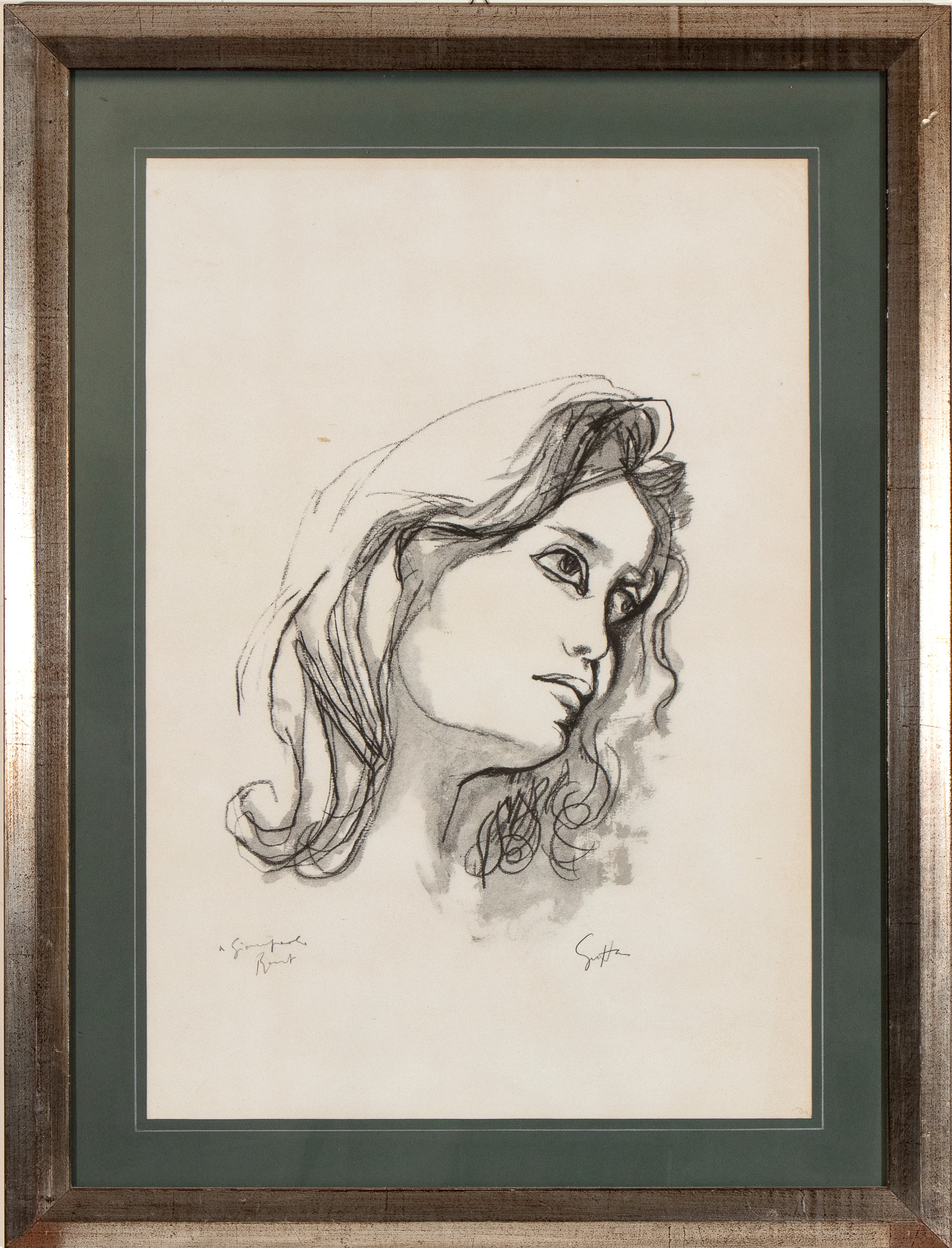 Renato Guttuso - Ritratto Femminile