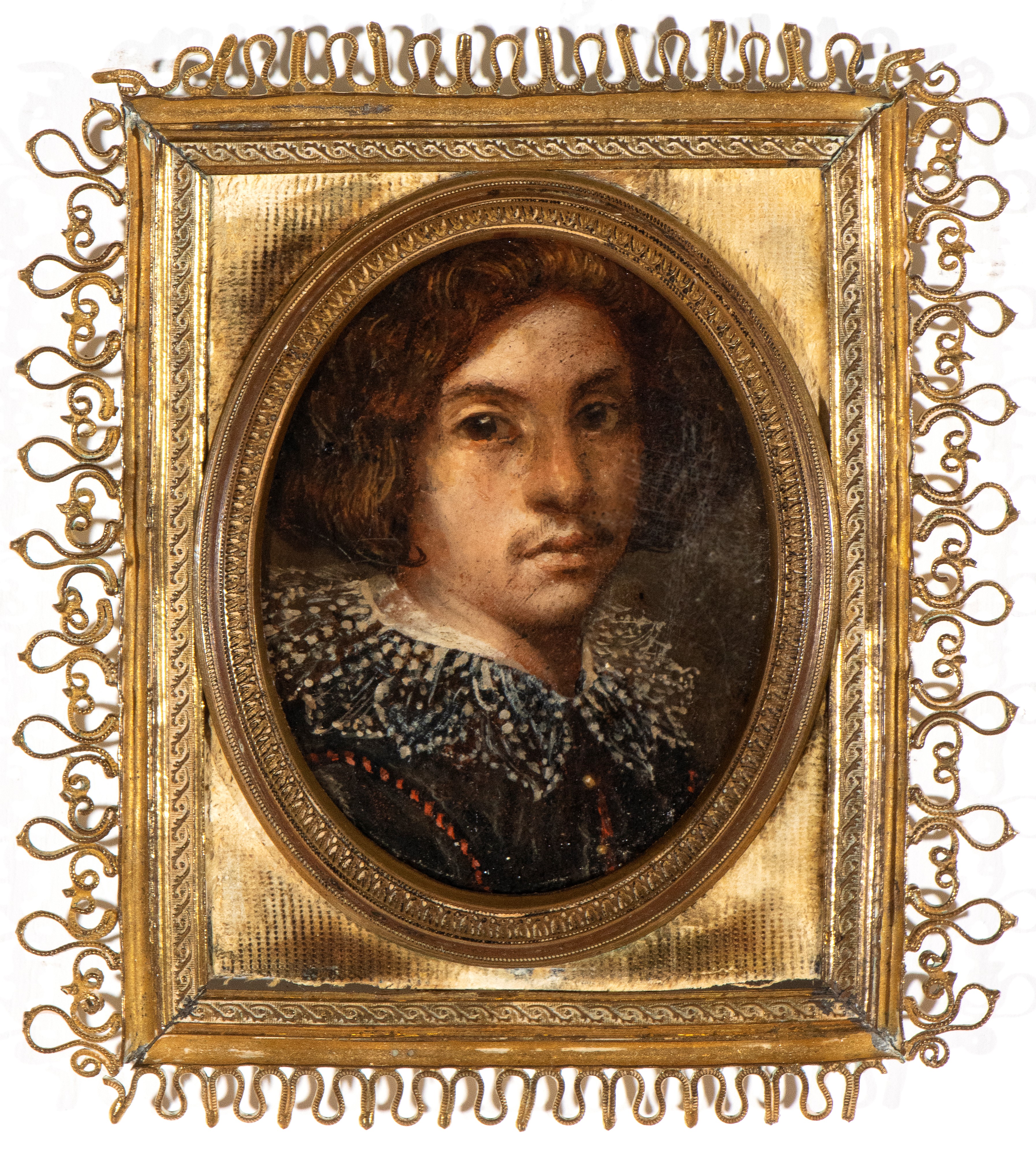 Ritratto di giovane con colletto di pizzo