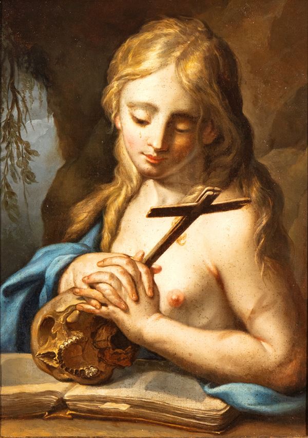 Artista attivo a Roma, prima met&#224; XVIII secolo - Penitent Magdalene