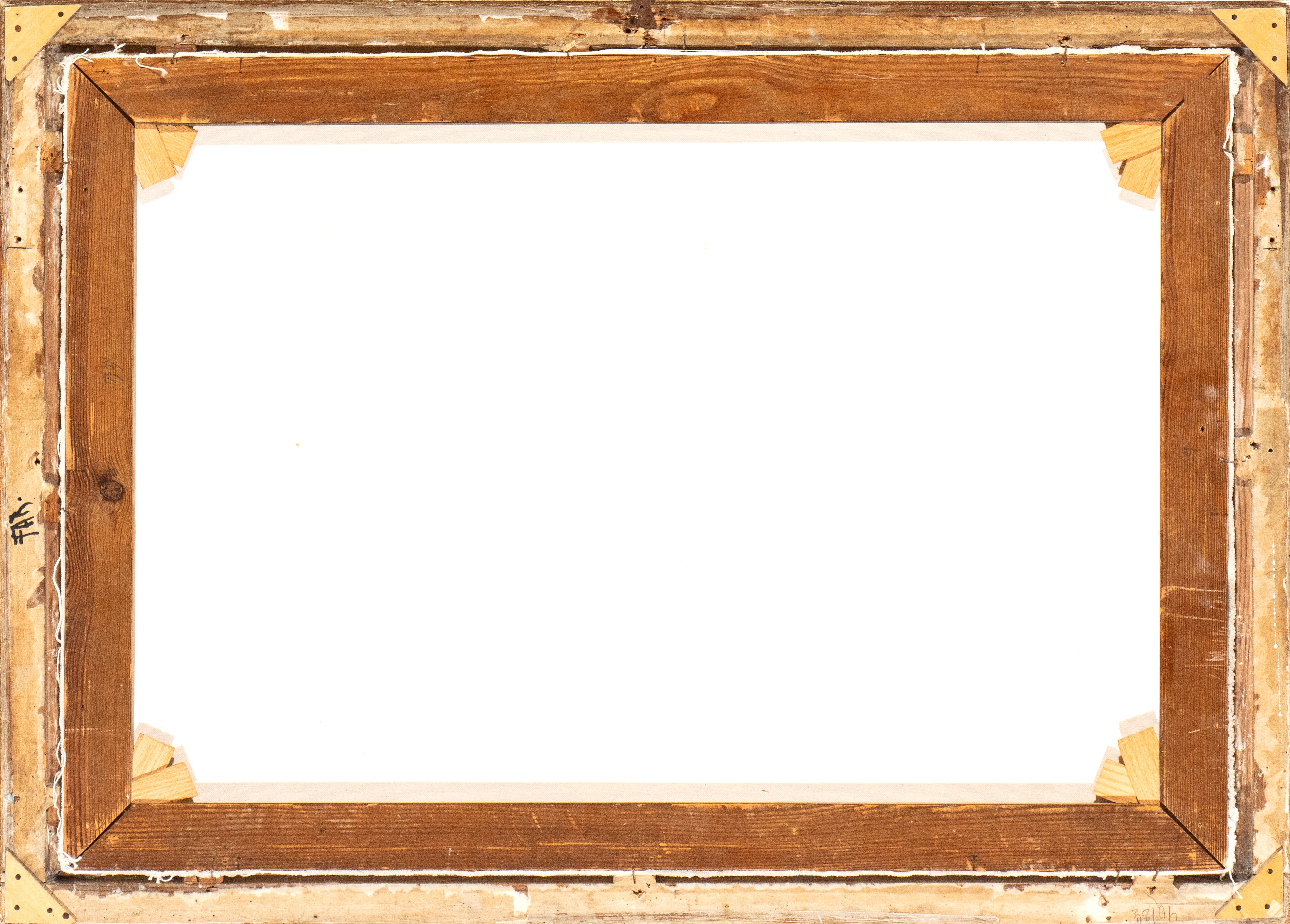 Paesaggio con figure e borgo sullo sfondo