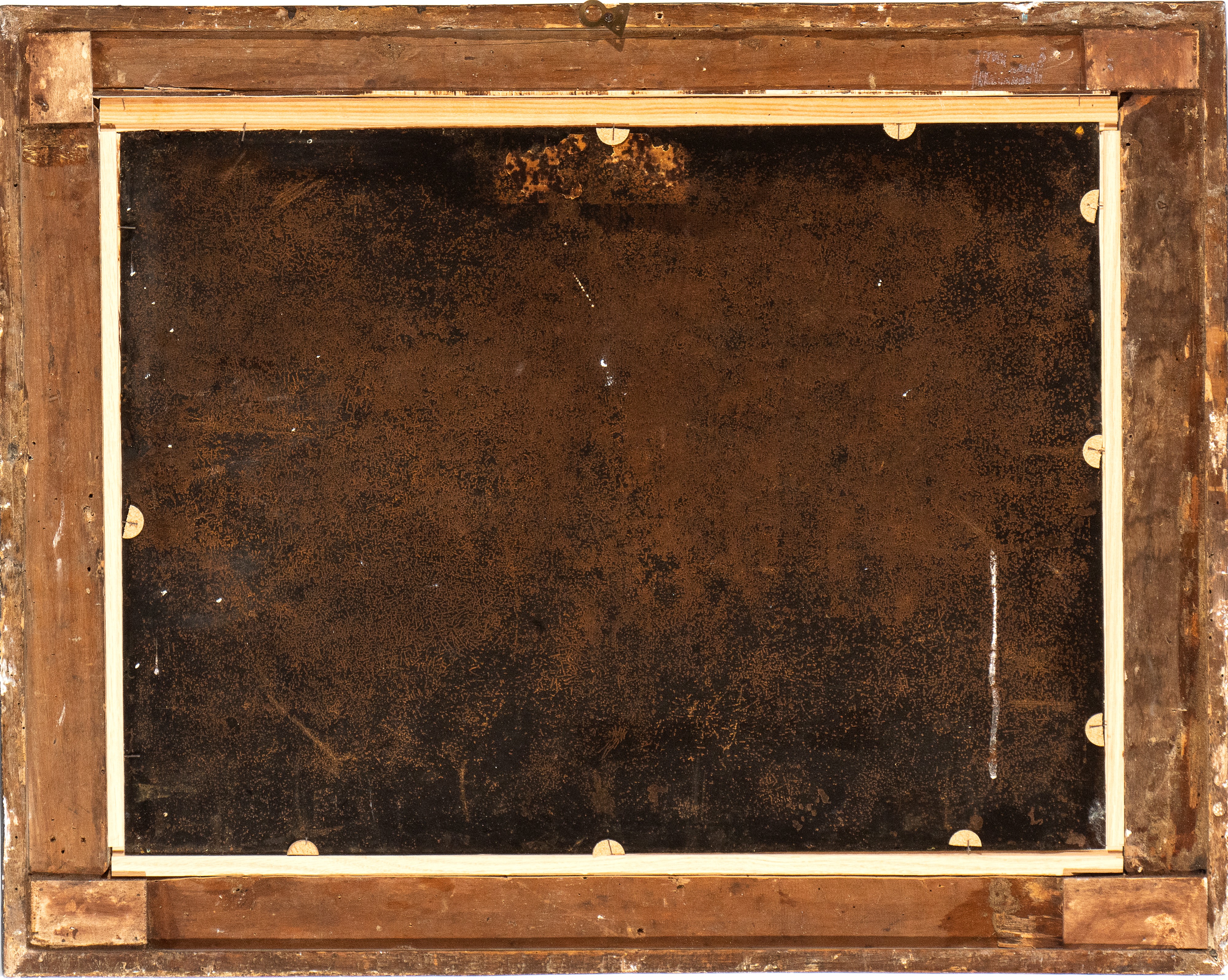 Paesaggio classico con figure, corso d'acqua e monumenti