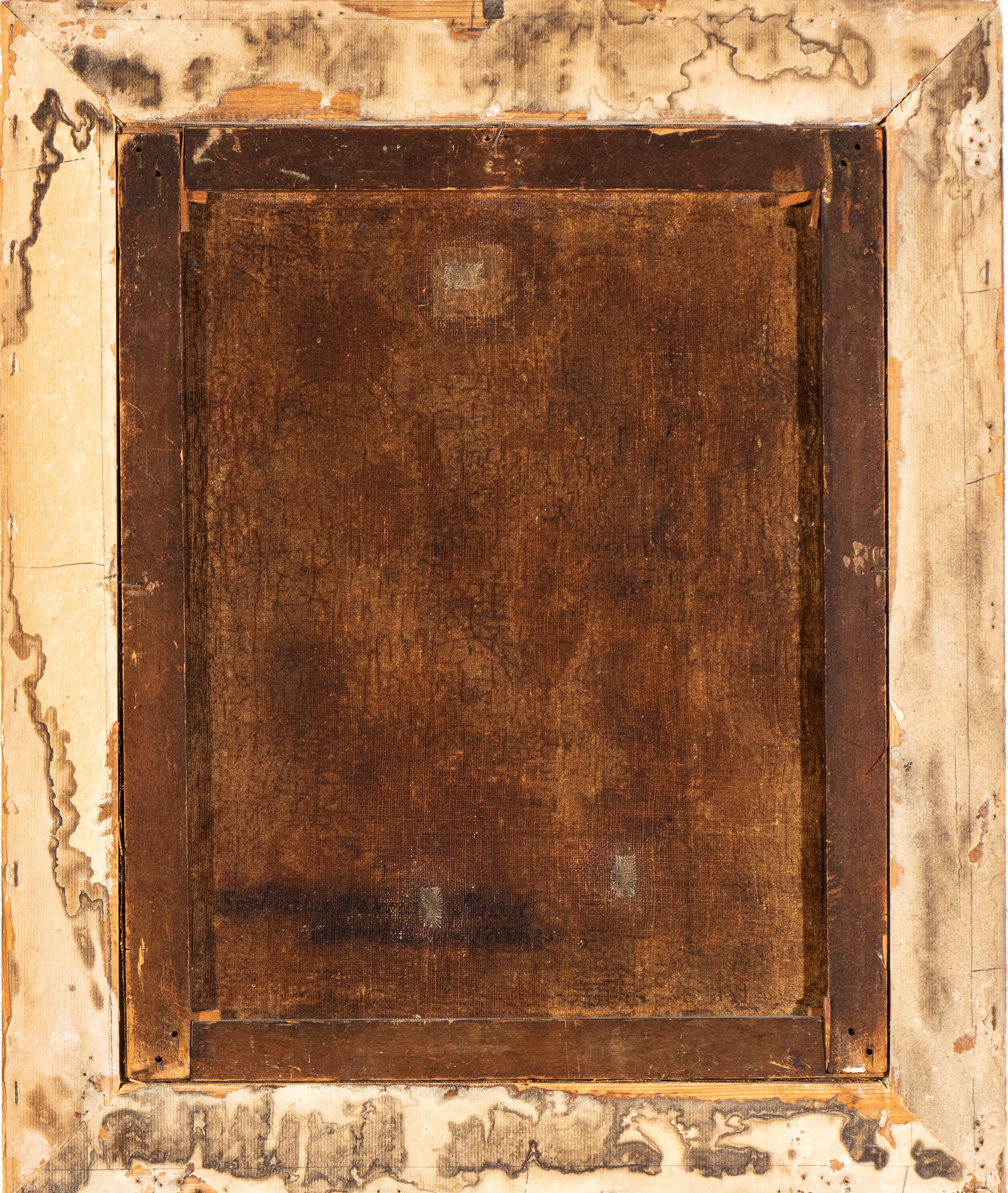 Ritratto di giovane con berretto e camicia con nastro nero