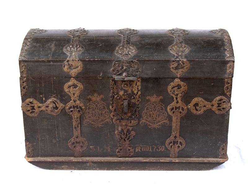Baulea Forziere Spagnolo in Legno, Luigi XV
