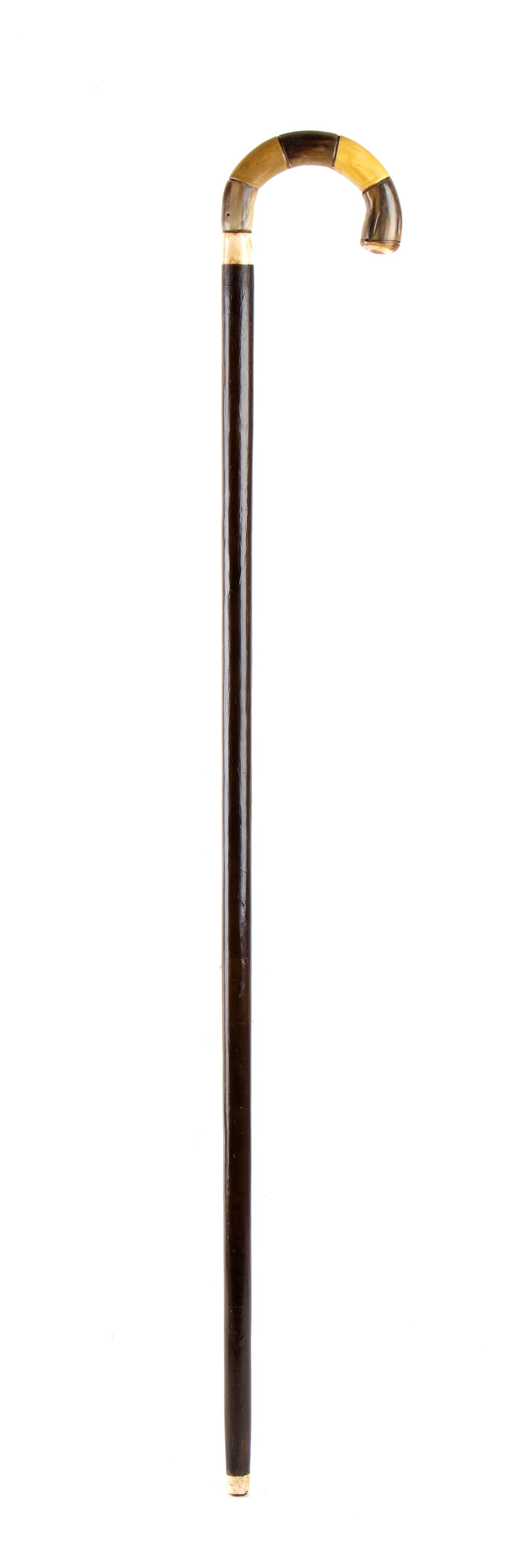 Bastone da passeggio in avorio e corno