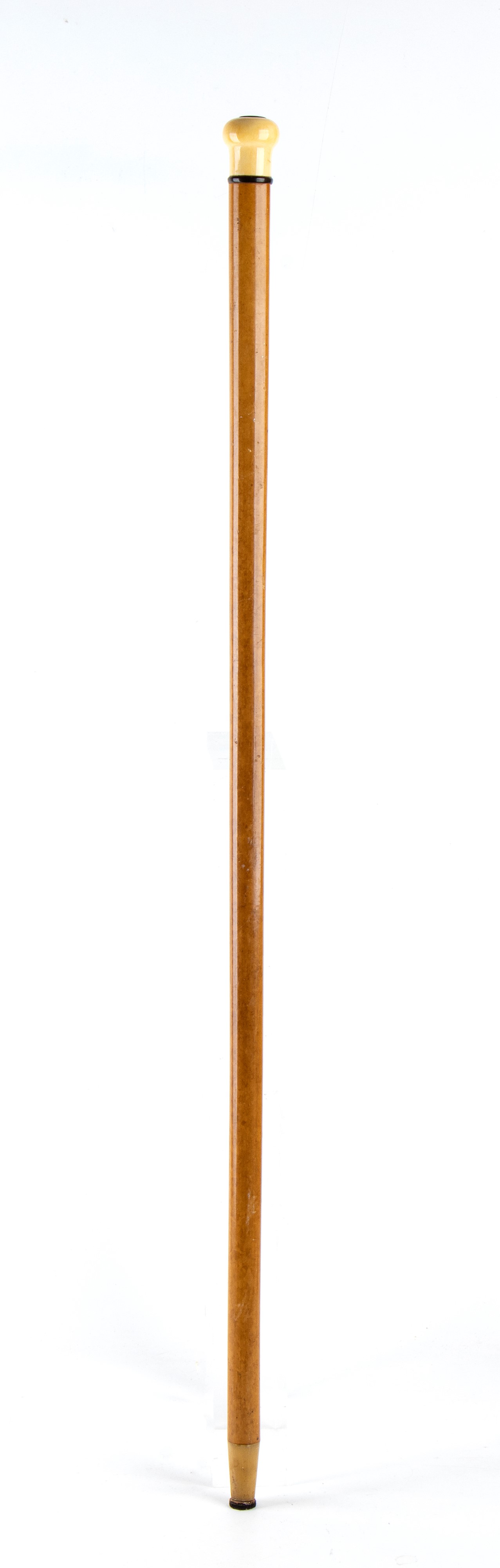 Bastone da passeggio con manico in tartaruga e avorio marino