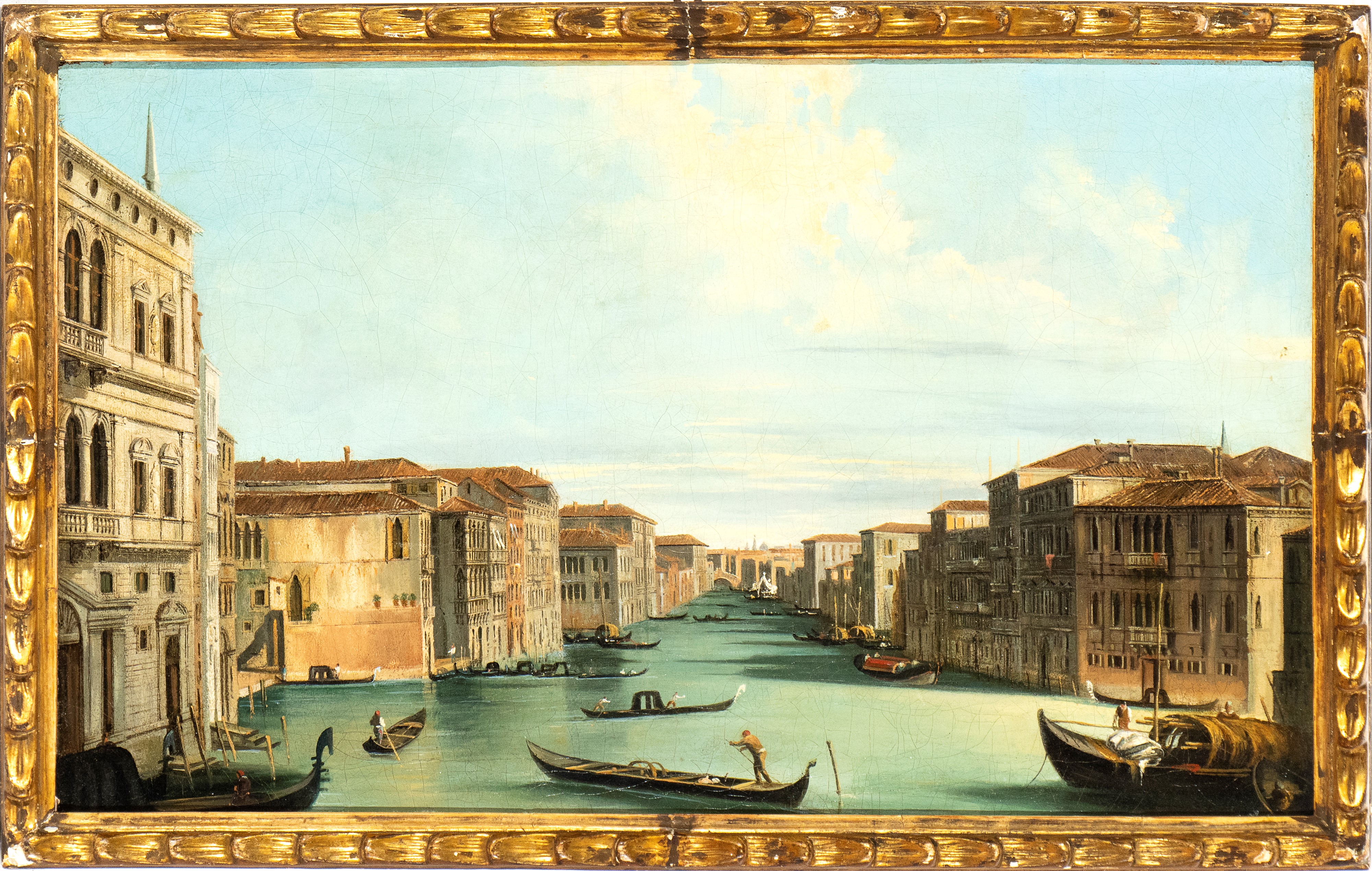 Giuseppe Bernardino Bison - Veduta del Canal Grande Verso Rialto