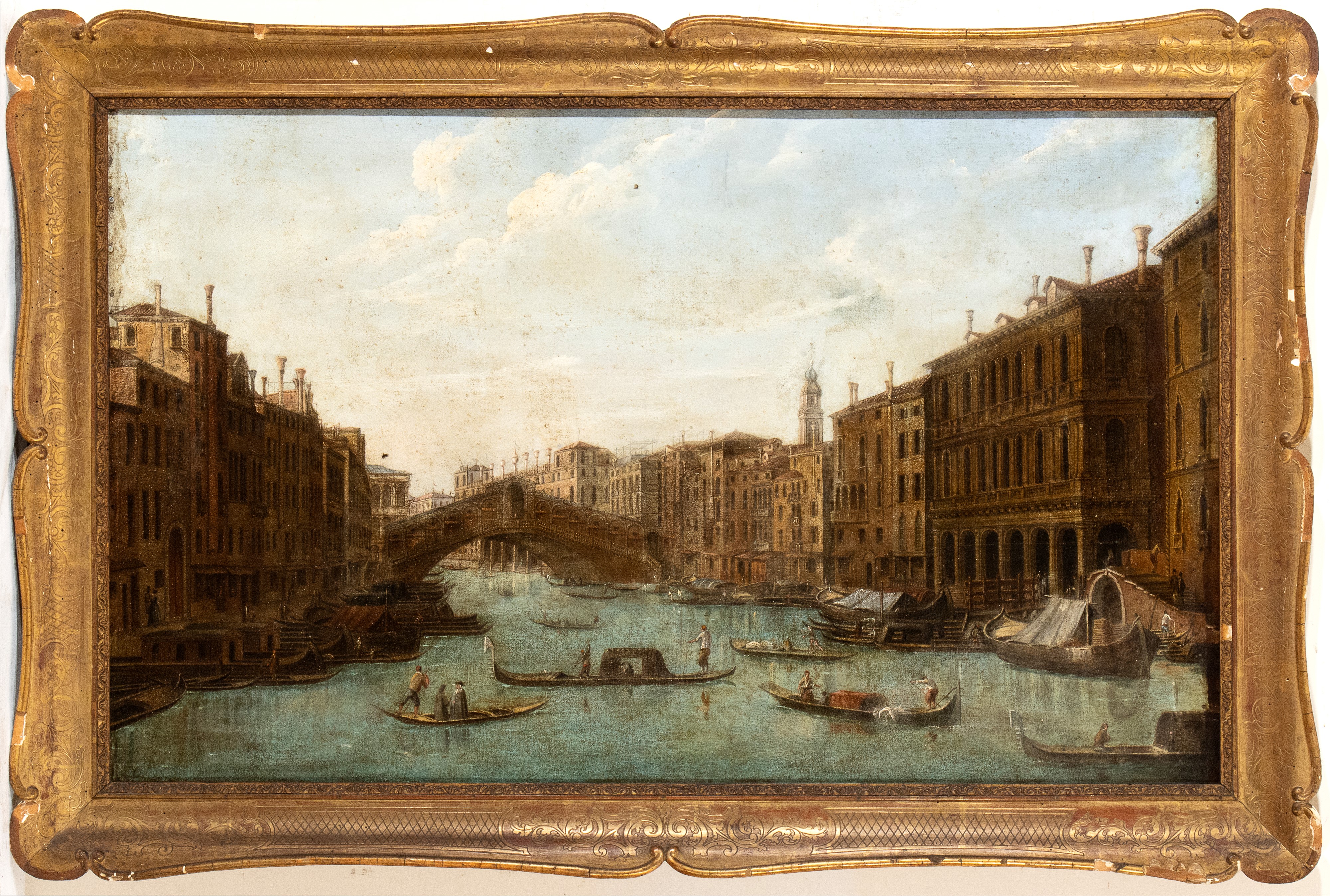 Veduta del Ponte di Rialto dal Canal Grande