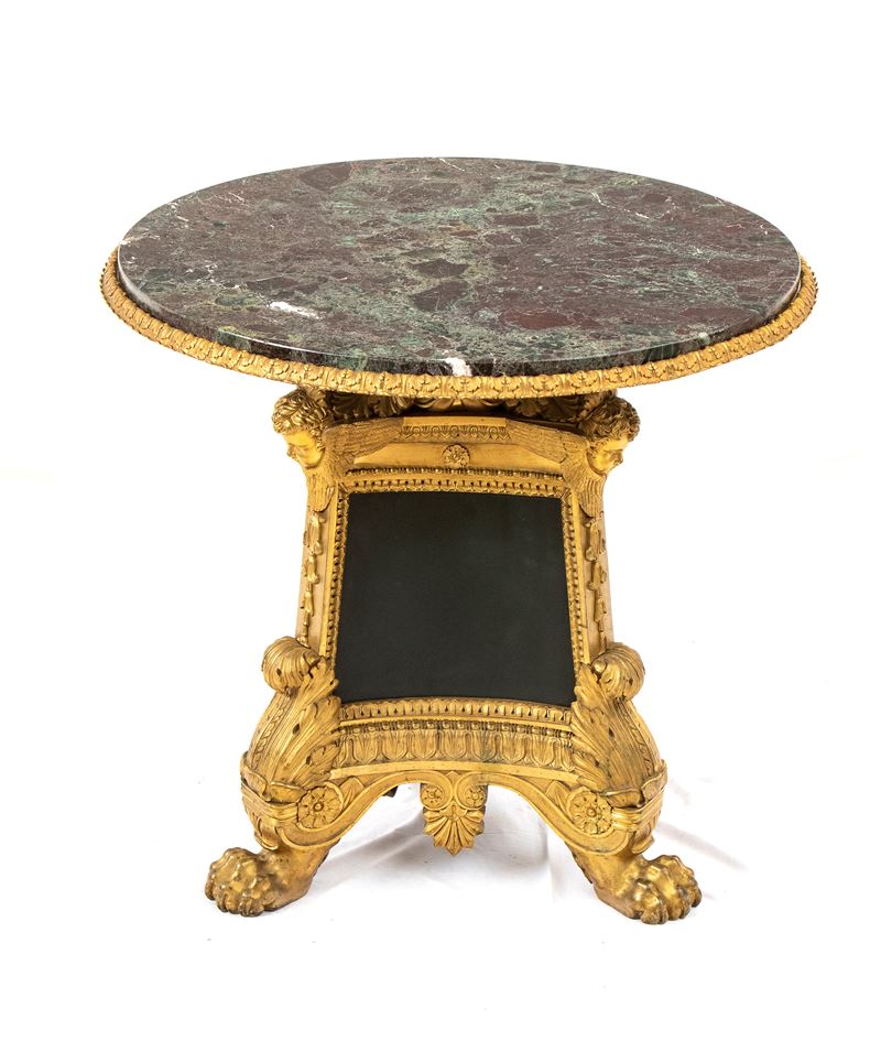 Pierre Philippe Thomire - Guéridon Francese in Bronzo Dorato