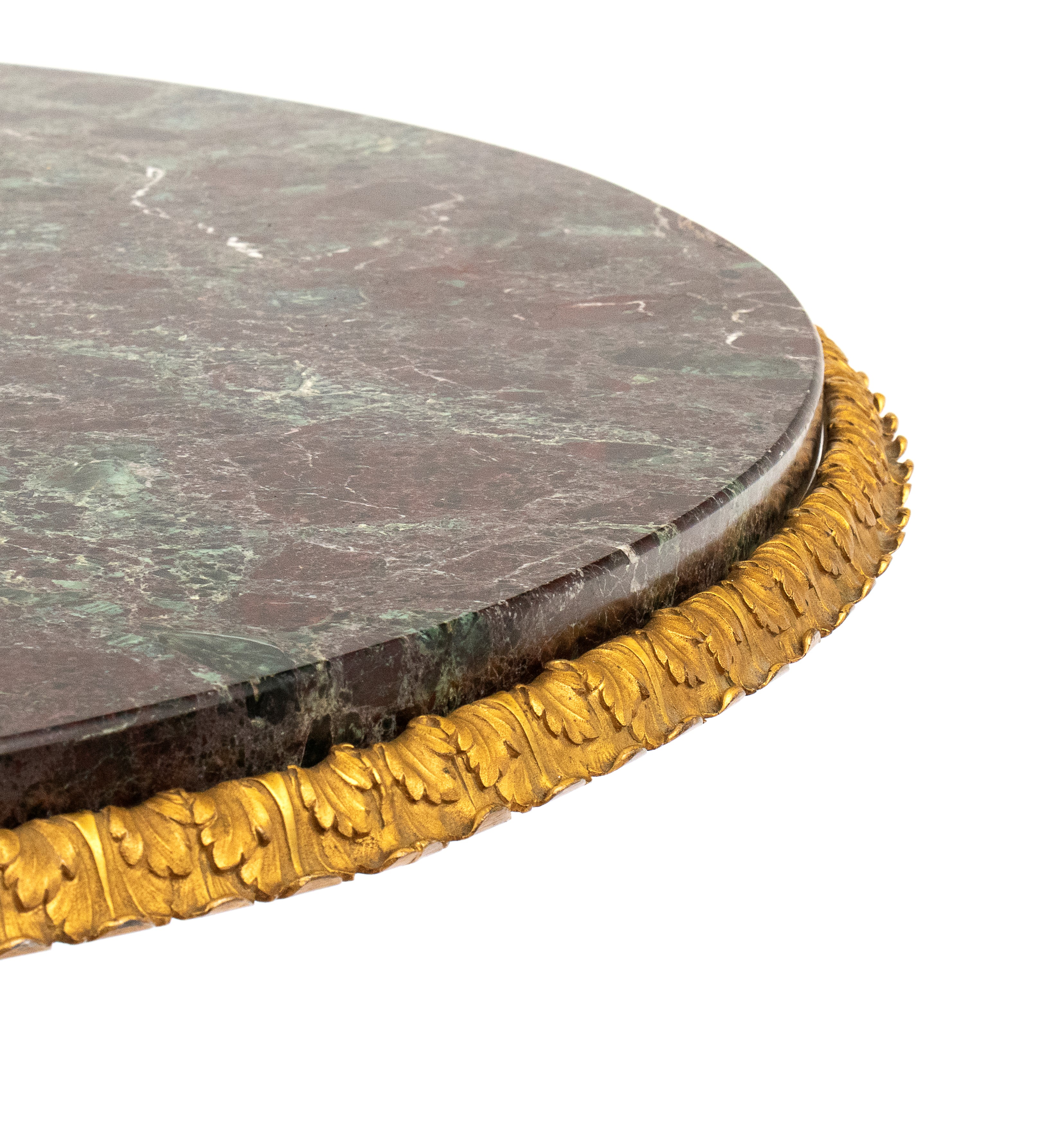 Guéridon Francese in bronzo dorato