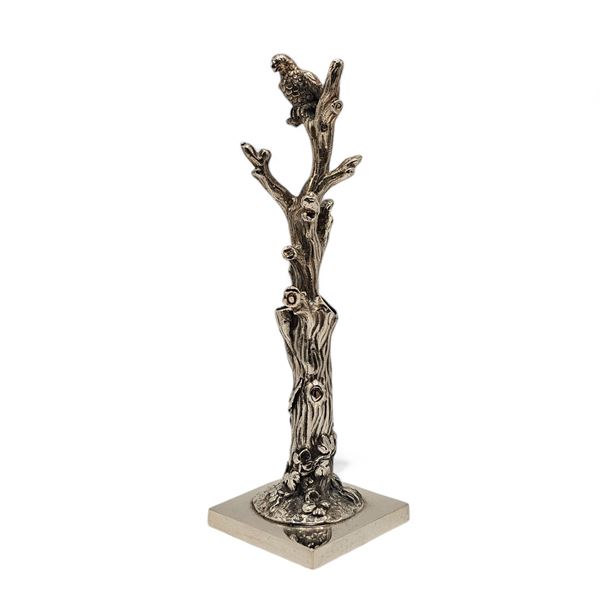 Casolla Giovanni - Italian solid silver sculpture