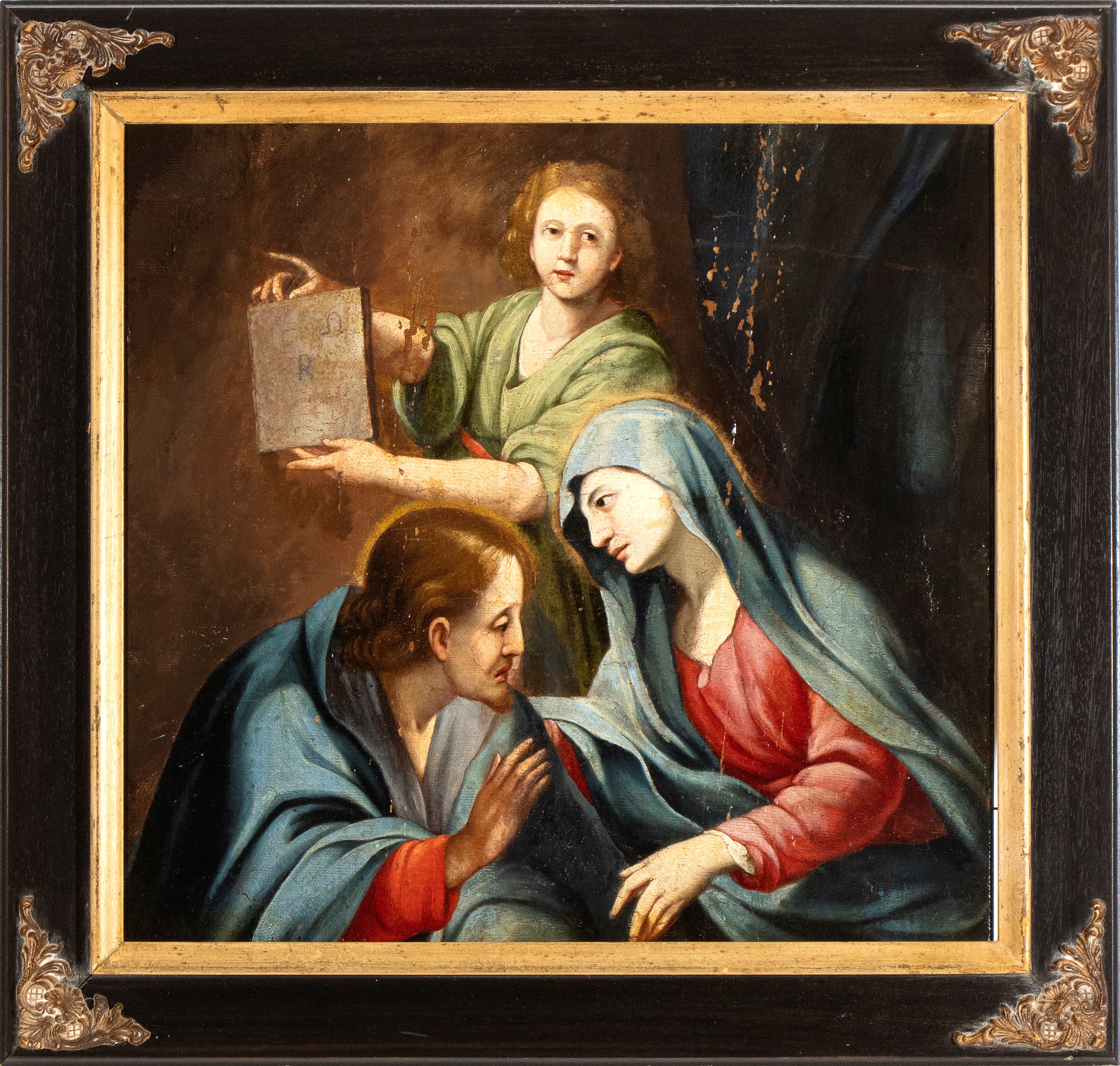 Cristo e la Vergine con un angelo