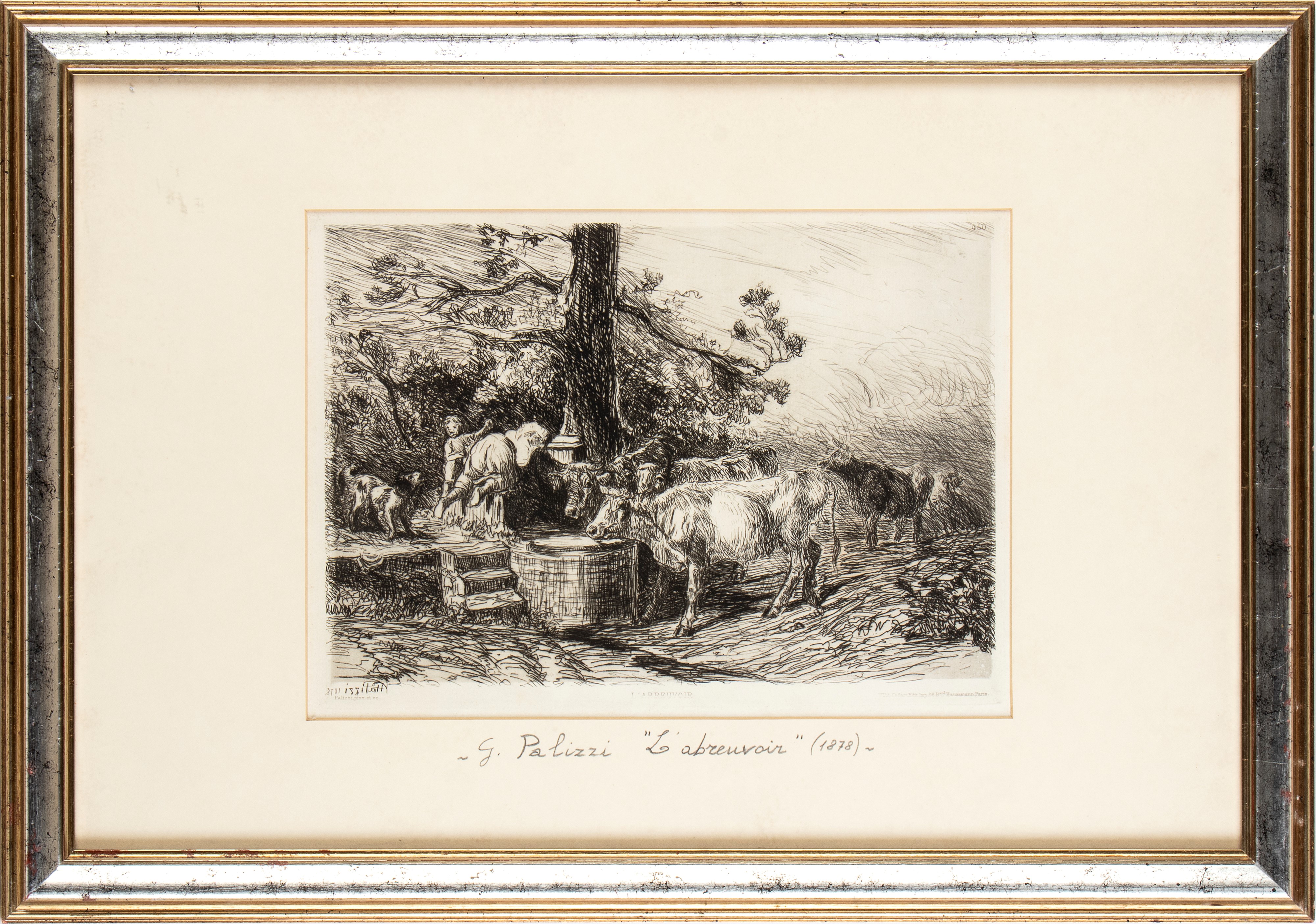 Giuseppe Palizzi - L'abreuvoir