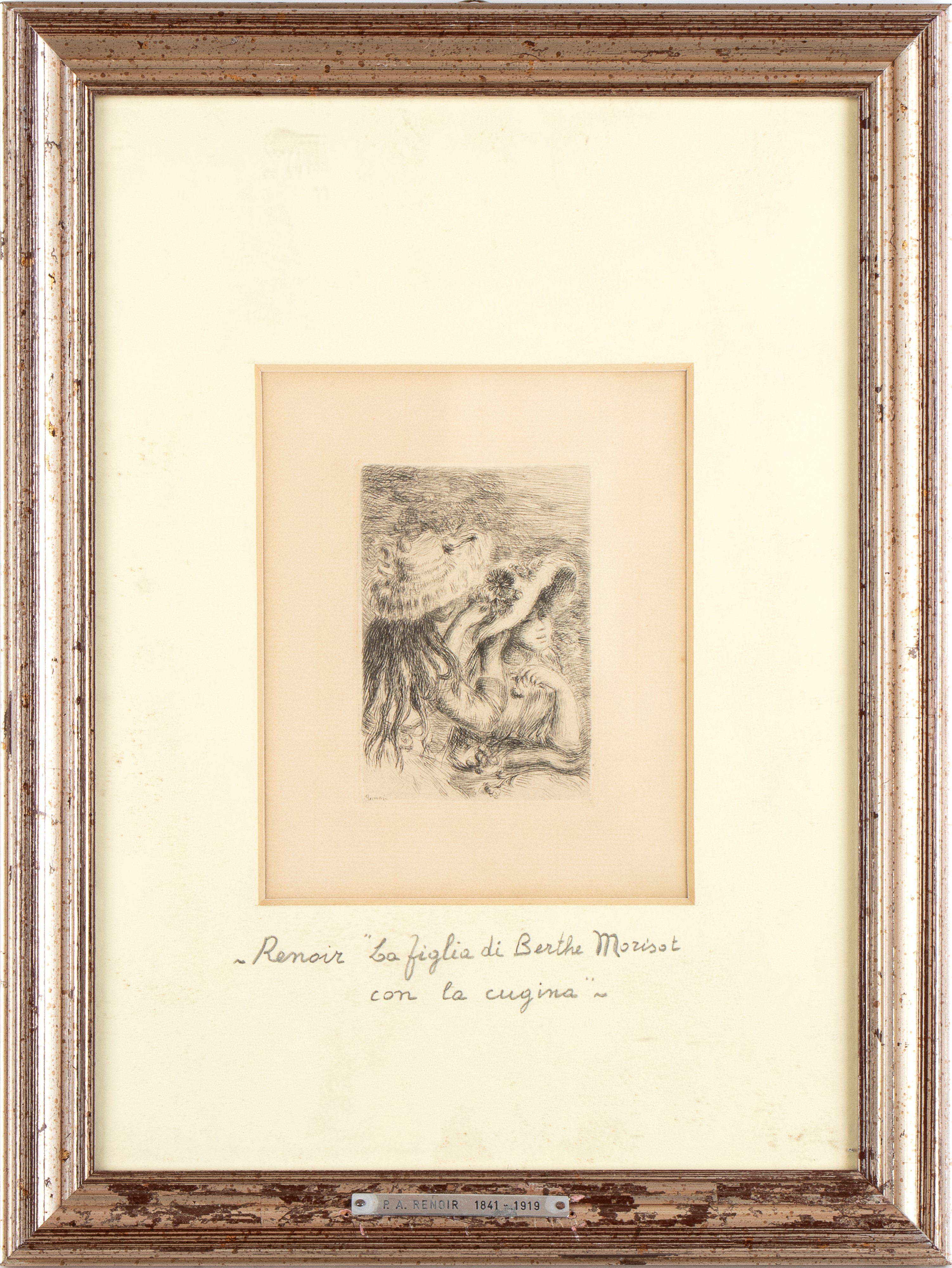 Auguste Renoir - Le Chapeau Épinglé – la Fille De Berthe Morisot Et Sa Cousine (III Versione)