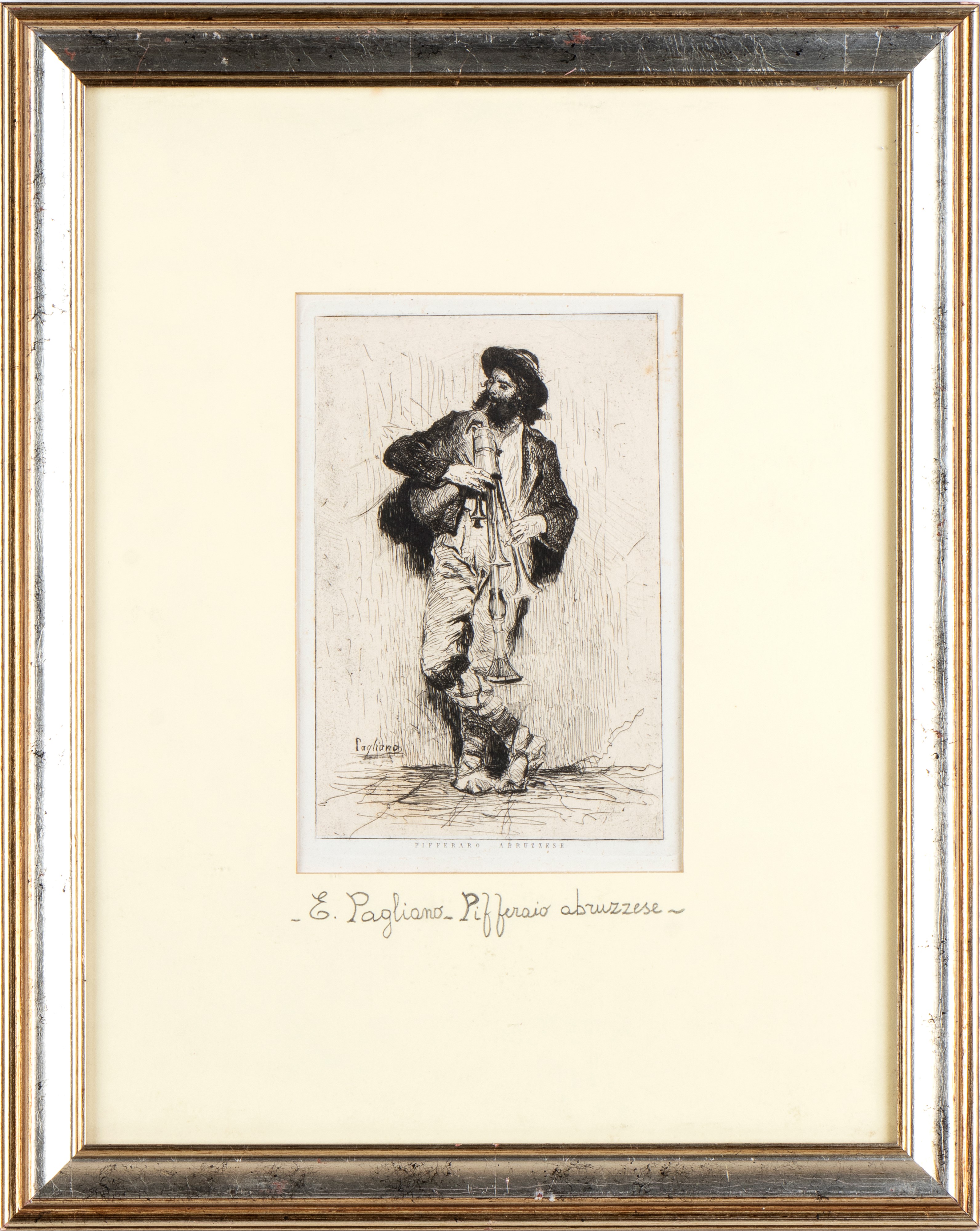 Eleuterio Pagliano - Pifferaio Abruzzese