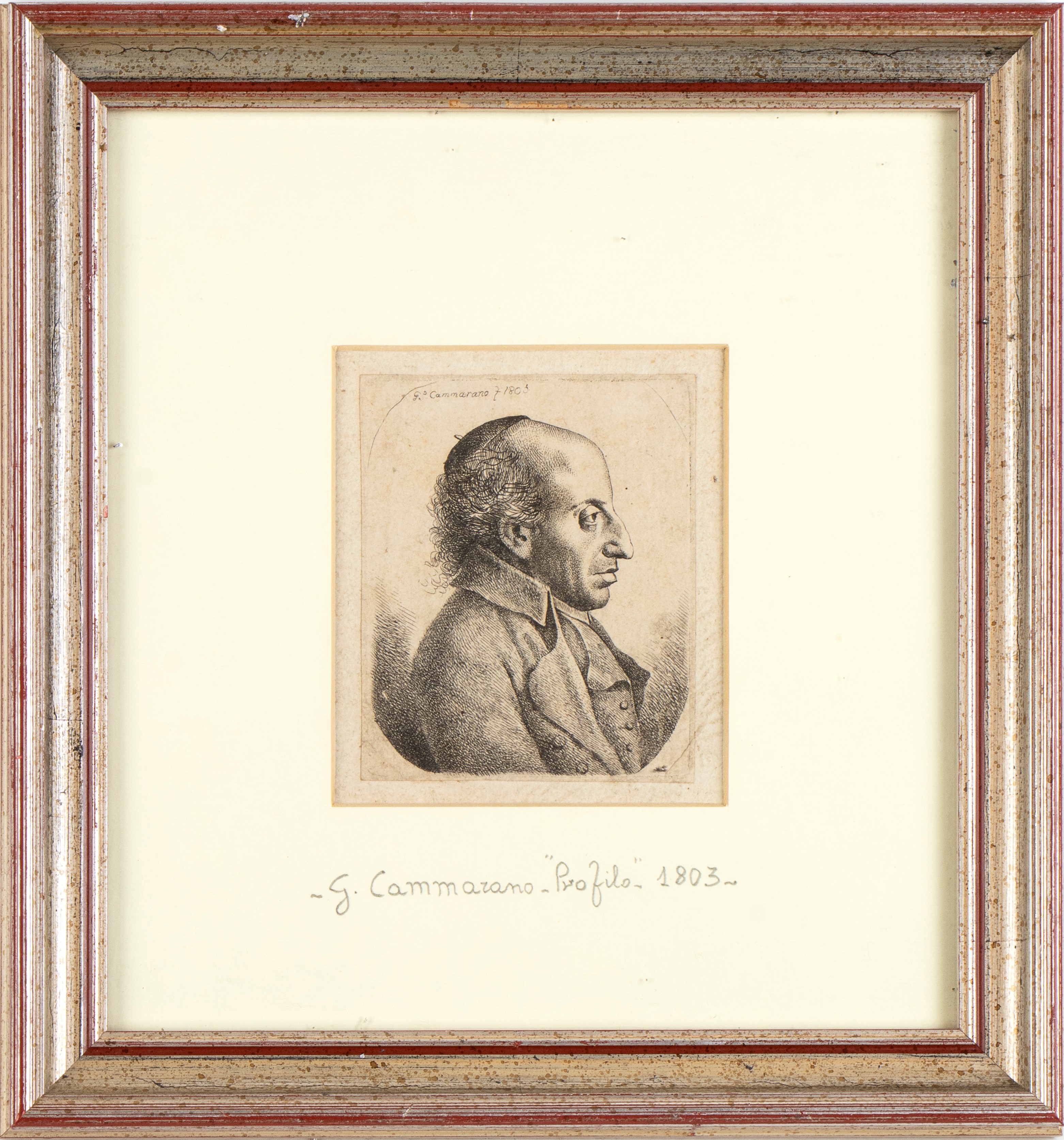Giuseppe Cammarano - Ritratto di un Uomo di Profilo
