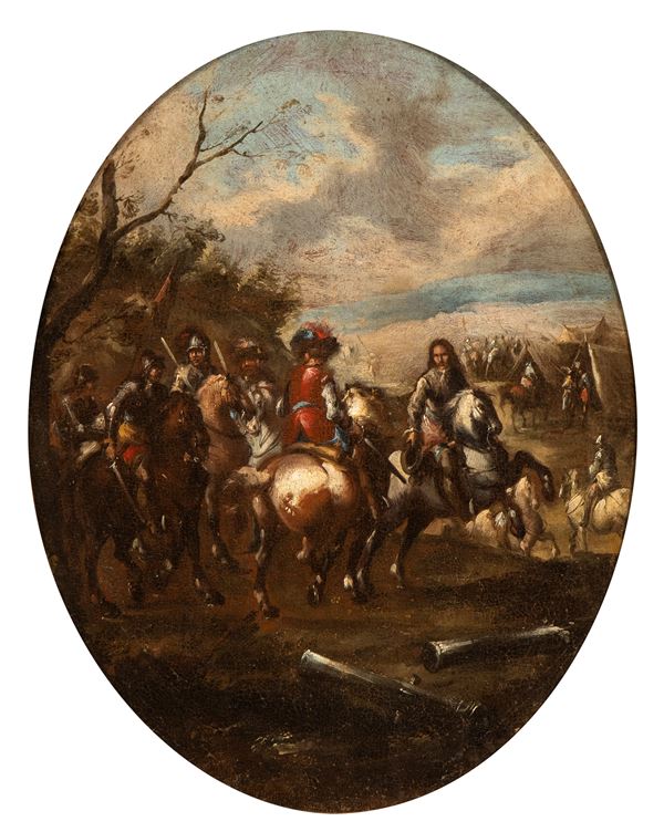 Antonio Maria Marini - Cavalry camp