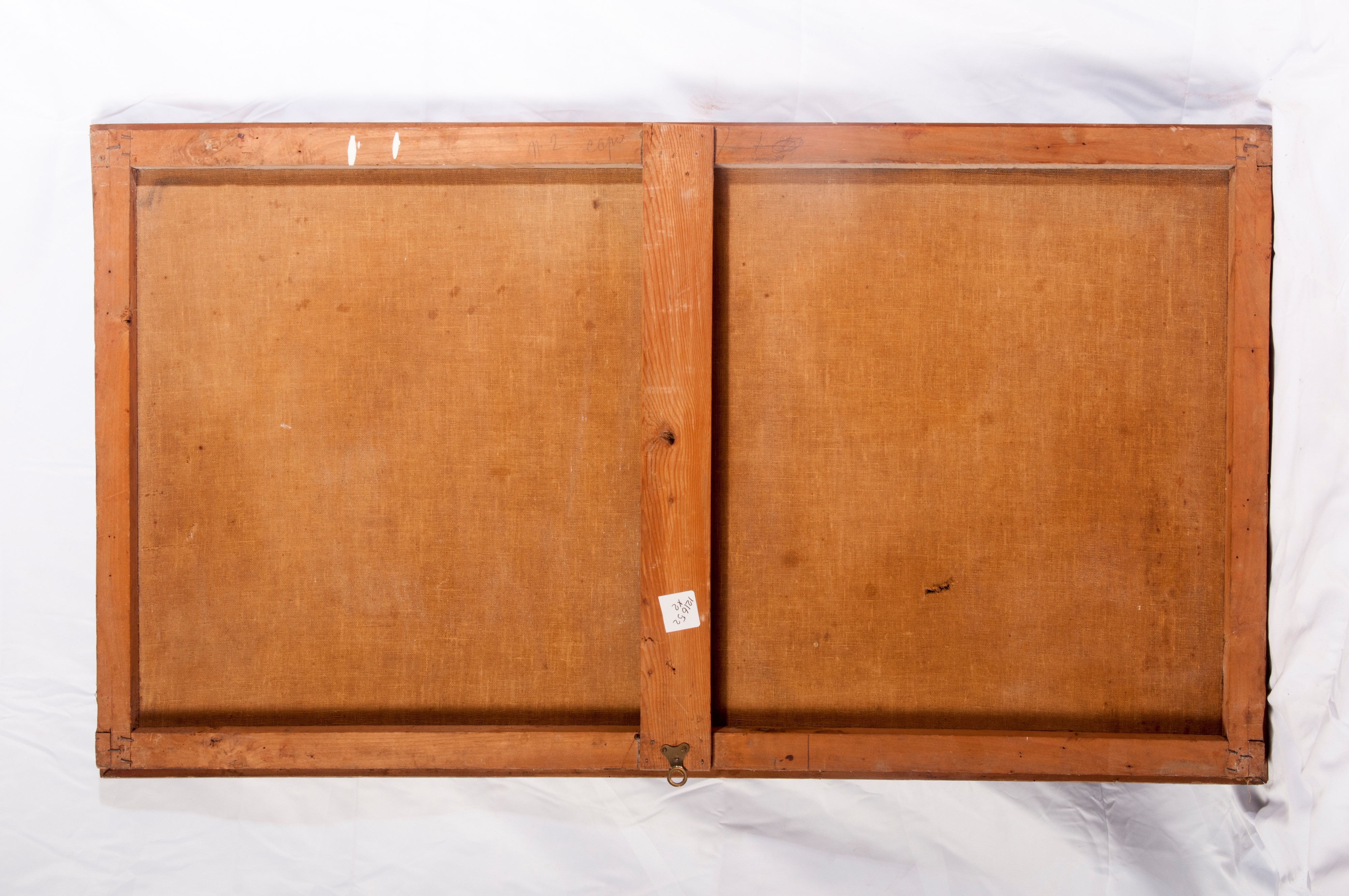 coppia di paesaggi con architetteture