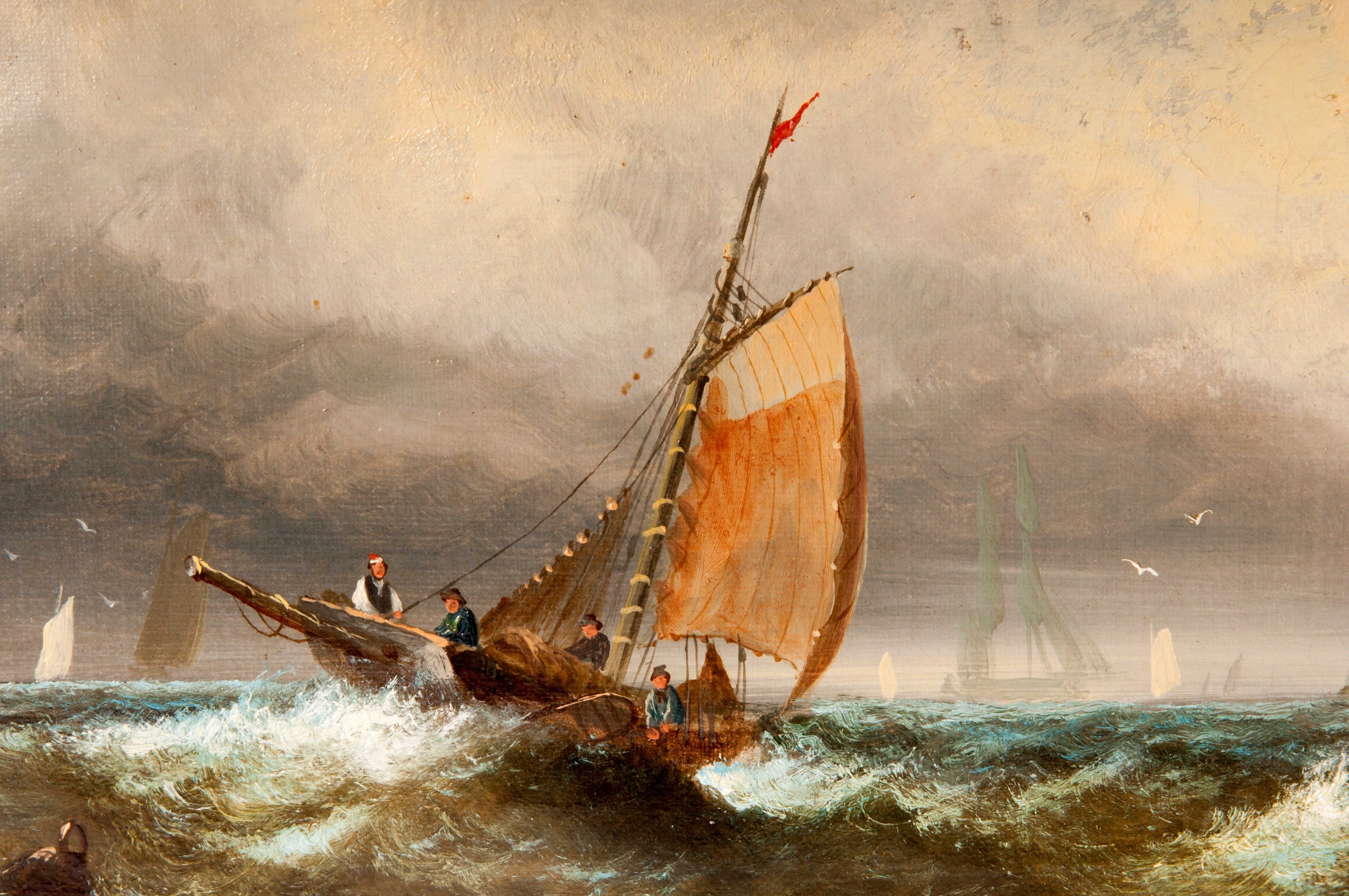 Coppia di vedute marine