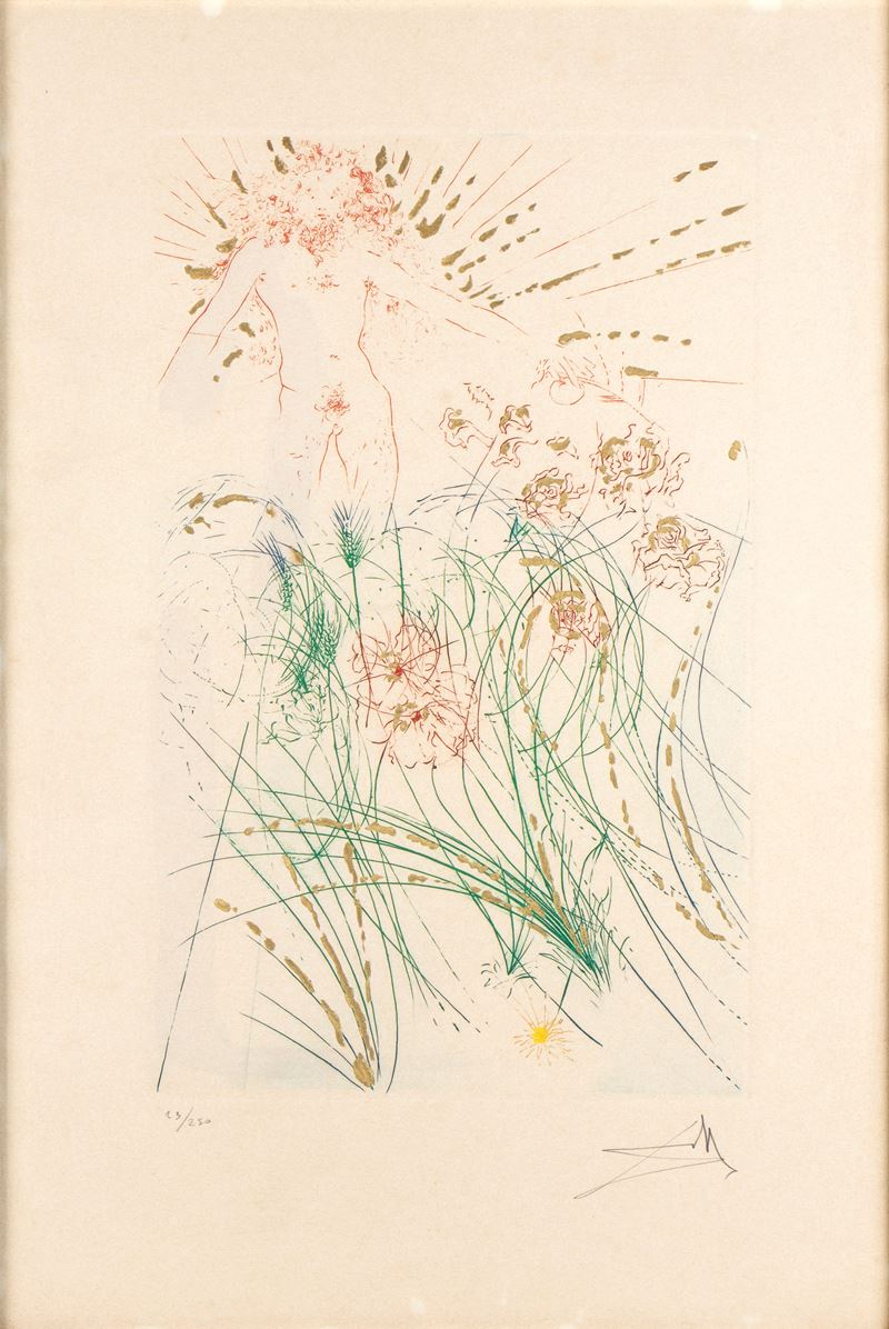 Salvador Dali' - Io Sono della Mia Amata, e la Mia Amata È Mia - dal Cantico De' Cantici di Salom...