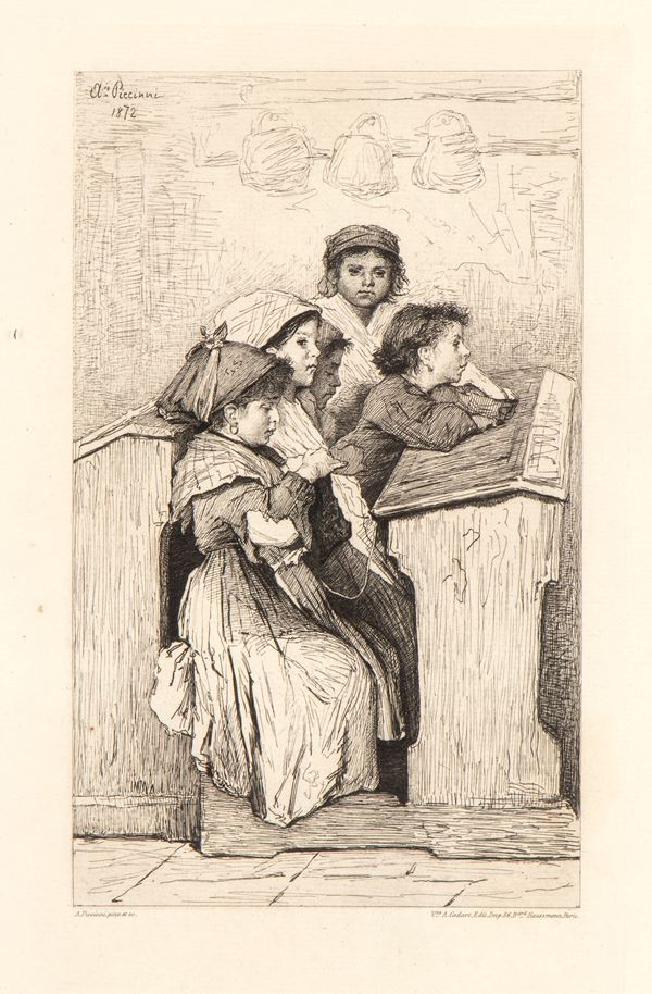 Antonio Piccinni - Lezione a scuola