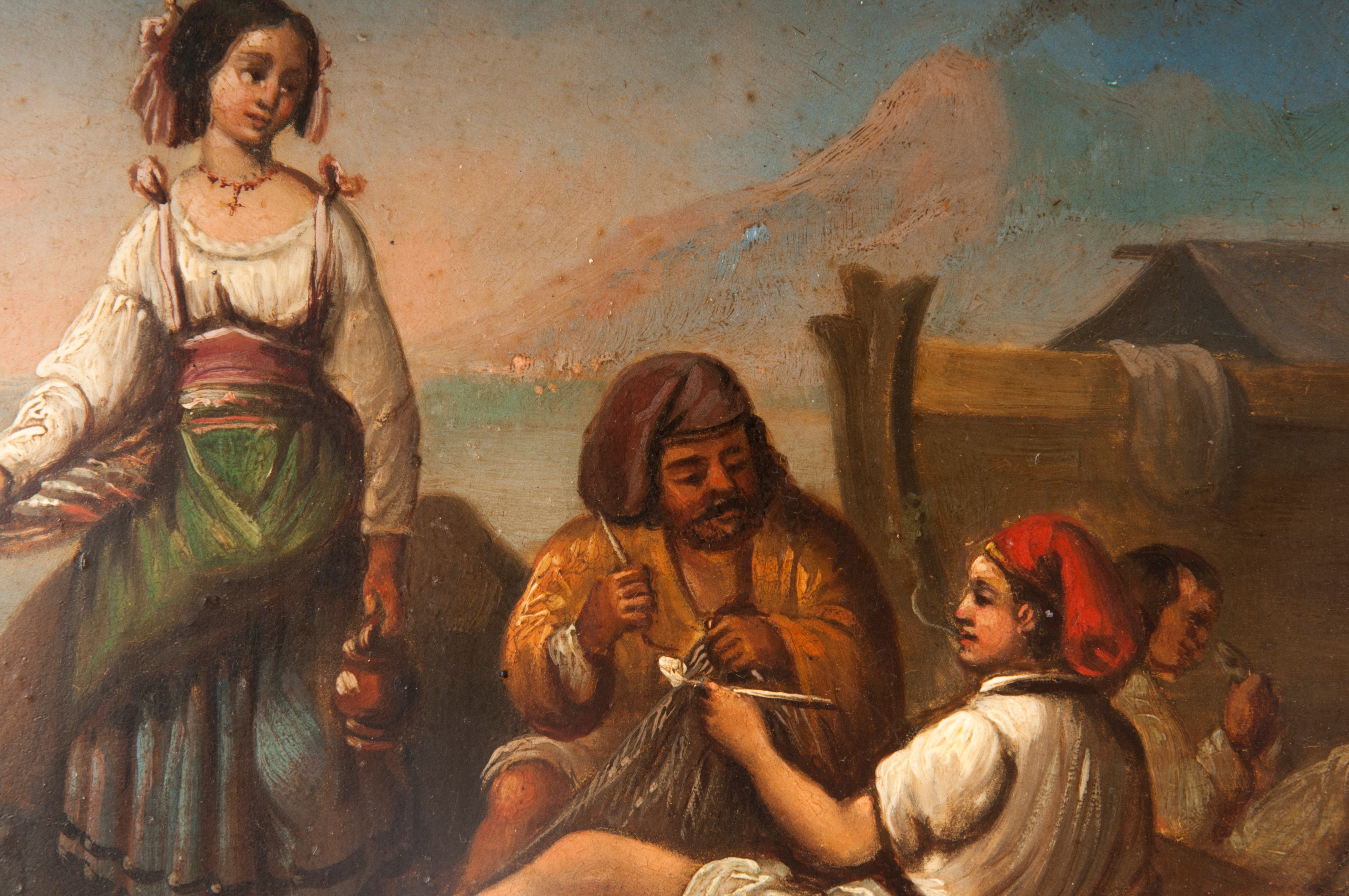 Scena di genere con personaggi