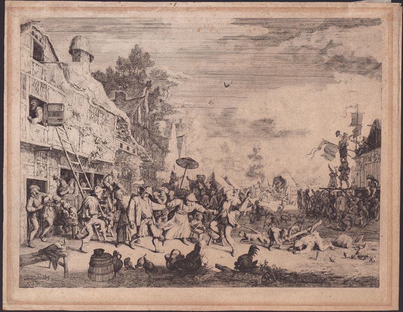 Cornelis Dusart - La Festa del Villaggio