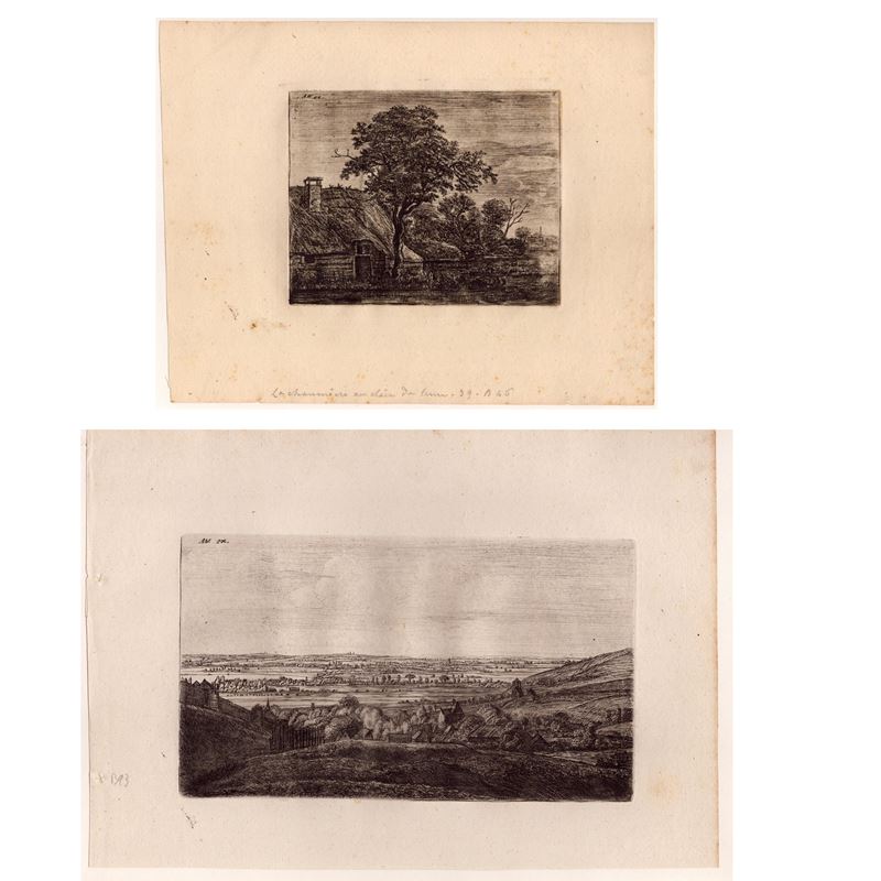Jan Ruijscher - Un Piccolo Villaggio Visto da una Collina