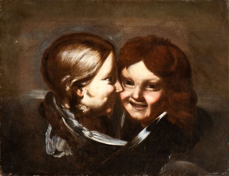 Giovanni Antonio Galli lo Spadarino - Coppia di Cherubini