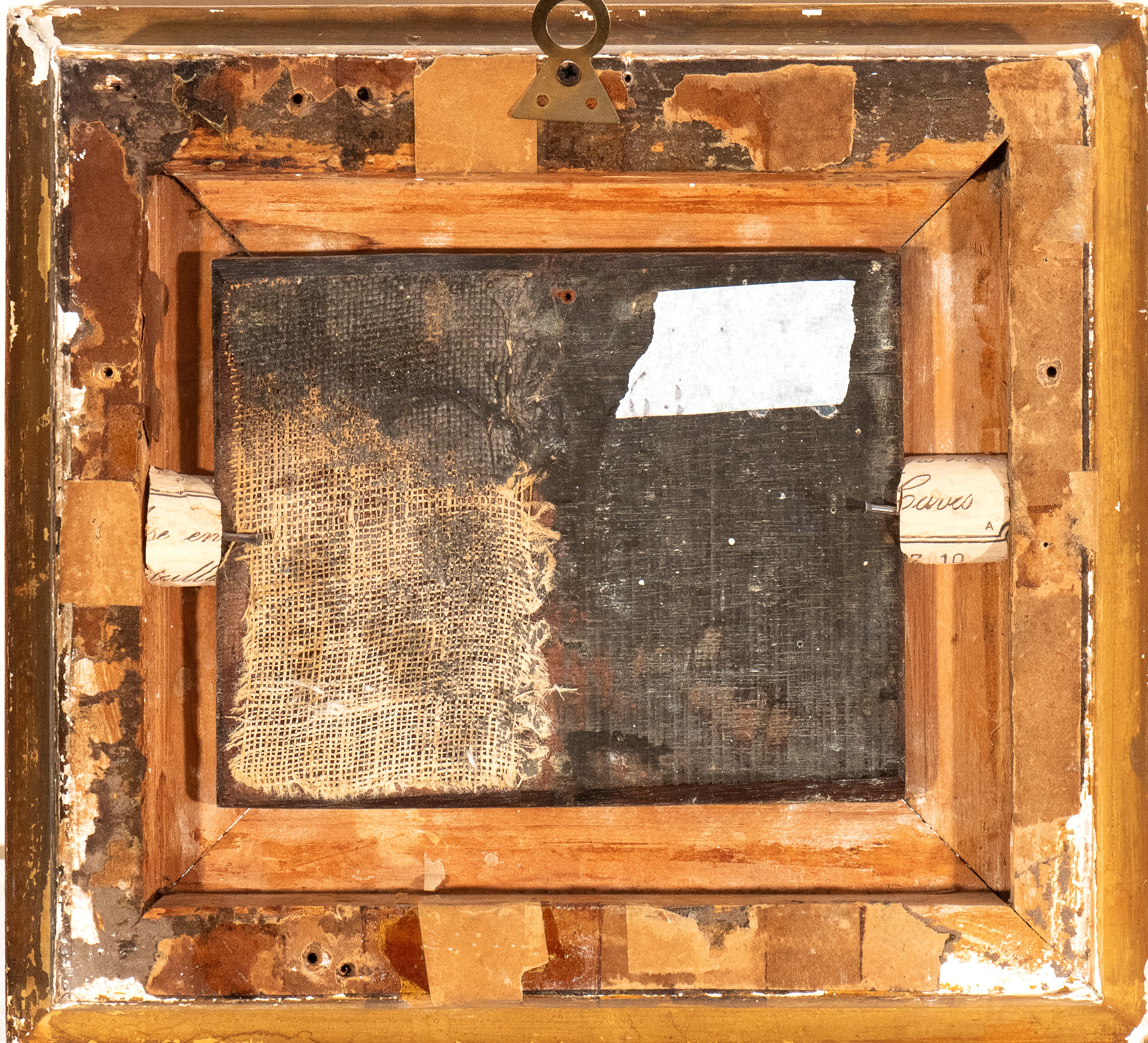 a) Paesaggio costiero con figure, casa e faro sullo sfondo; b) Paesaggio costiero con figure e mu...