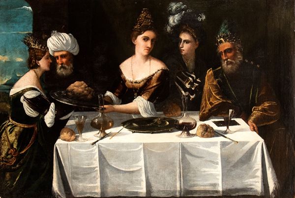 Artista lombardo, XVI secolo - Royal banquet