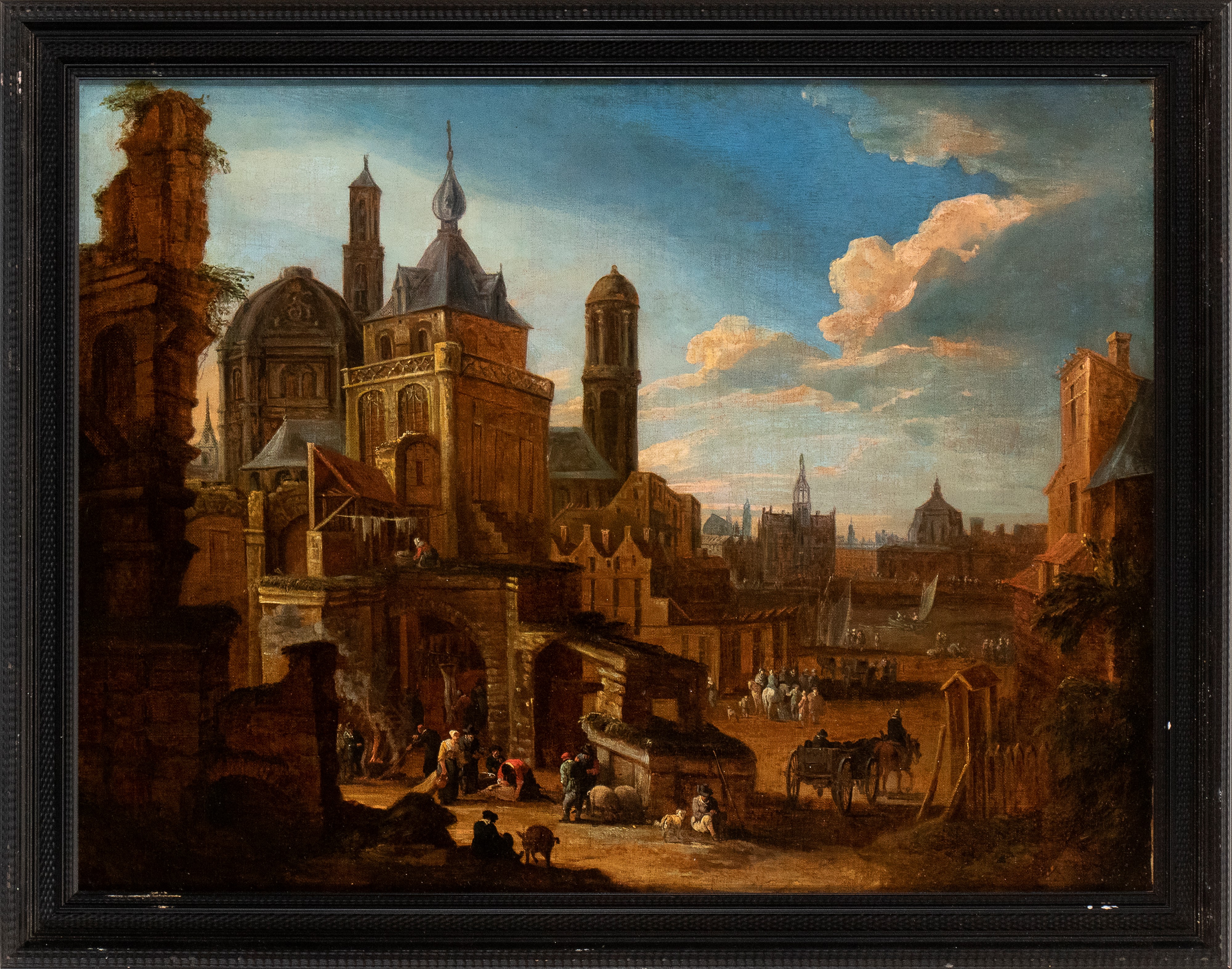 Pieter Jans Bout - Veduta Fantastica di Città Nordica