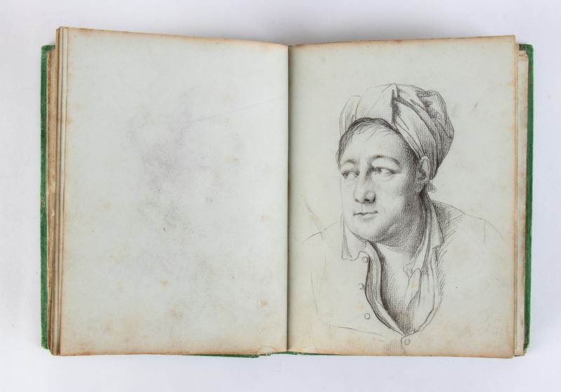 Album di disegni: ritratti di militari