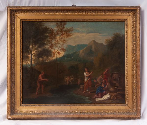 River scene with figures