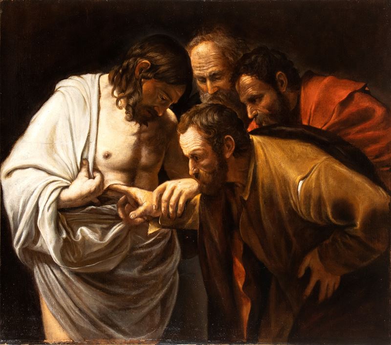 Michelangelo Merisi il Caravaggio - L'incredulità di San Tommaso