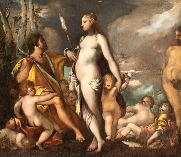 Artista attivo in veneto, fine XVI - inizio XVII secolo - Mythological scene