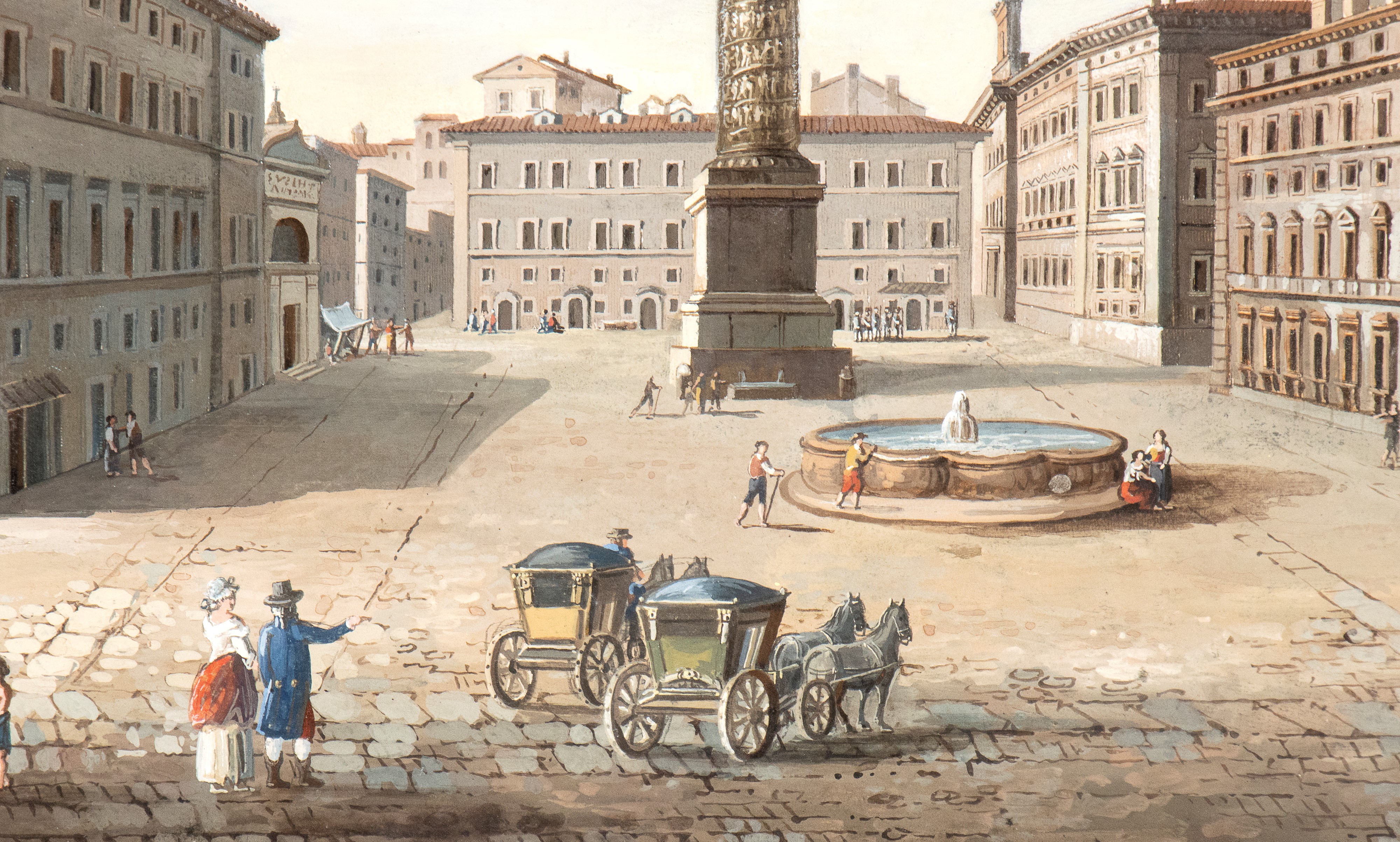 Piazza Colonna a Roma