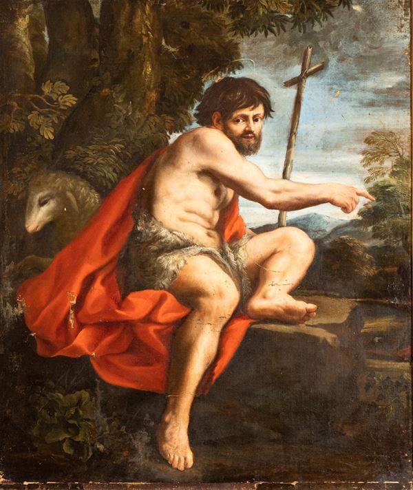 Artista bolognese, XVII secolo - Saint John the Baptist